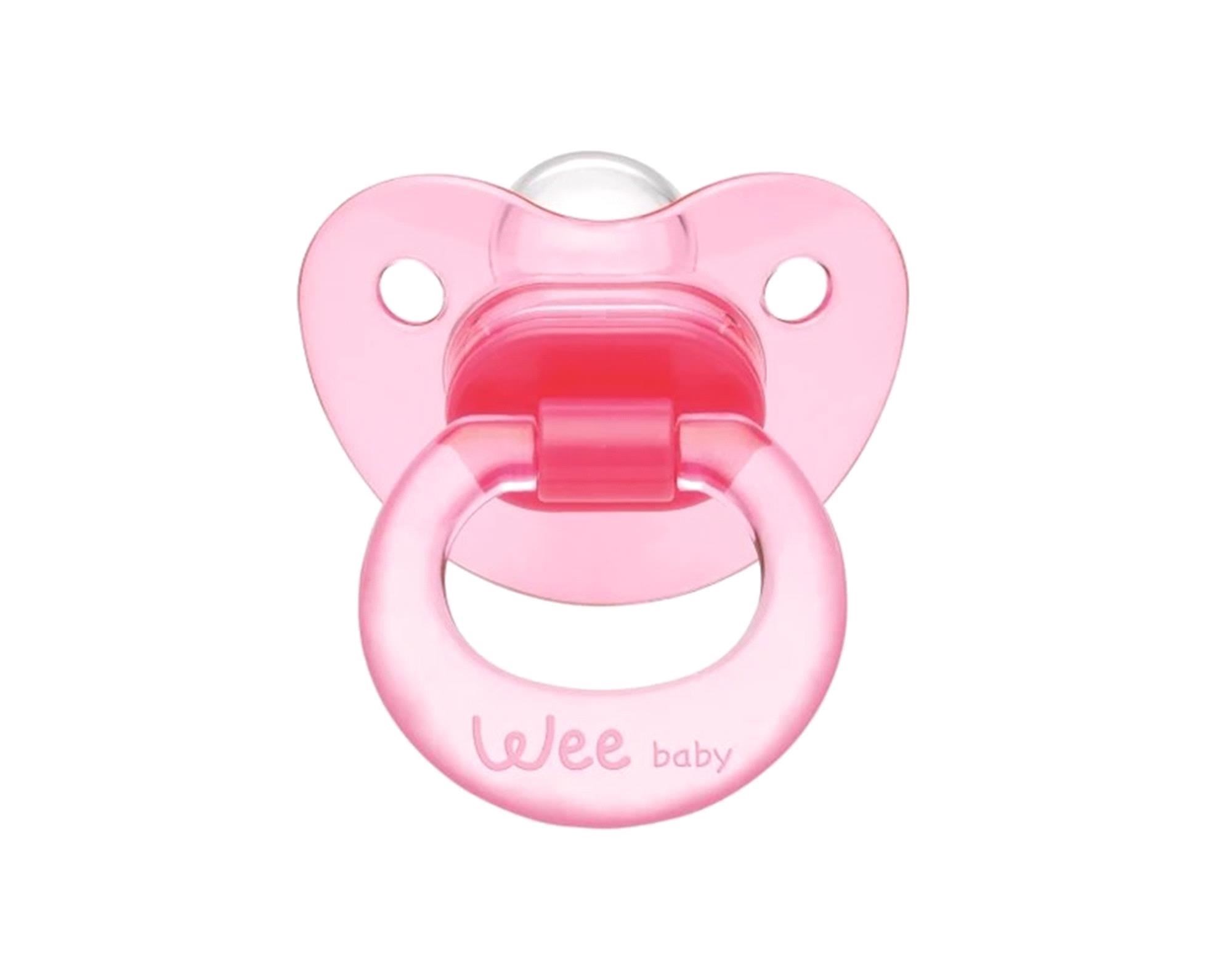 Wee Baby Akide Damaklı Emzik 6-18 Ay Pembe 112