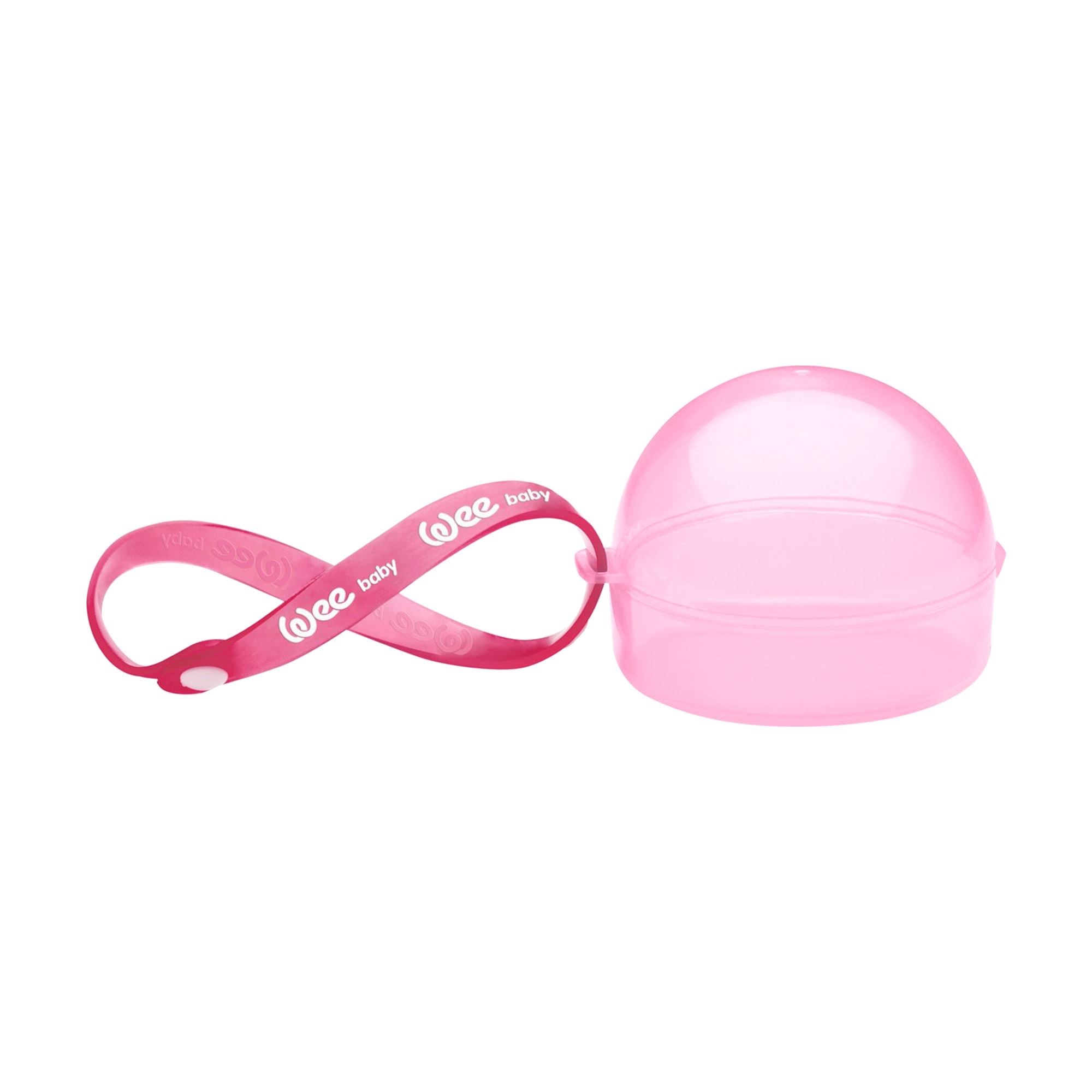 Wee Baby Emzik Saklama Kabı Pembe 117