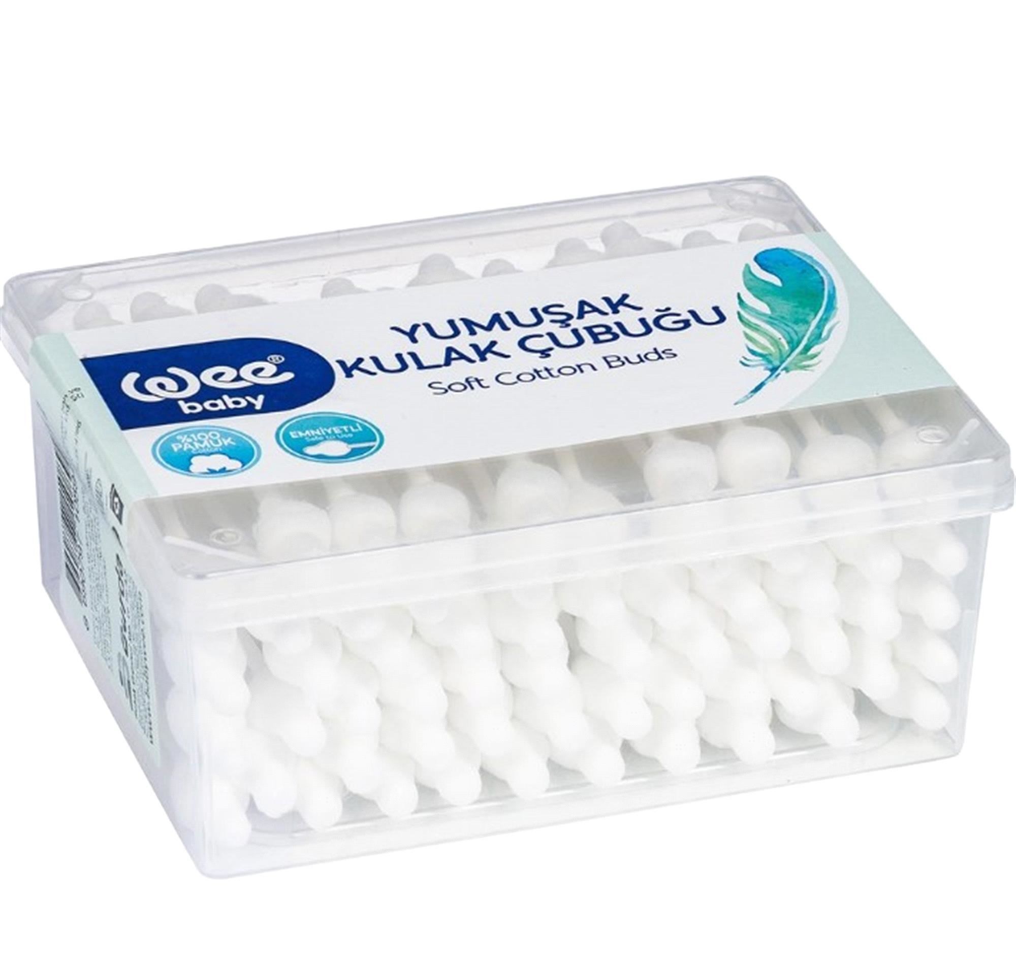 Wee Baby Güvenlikli Yumuşak Kulak Çubuğu 60 Adet 894