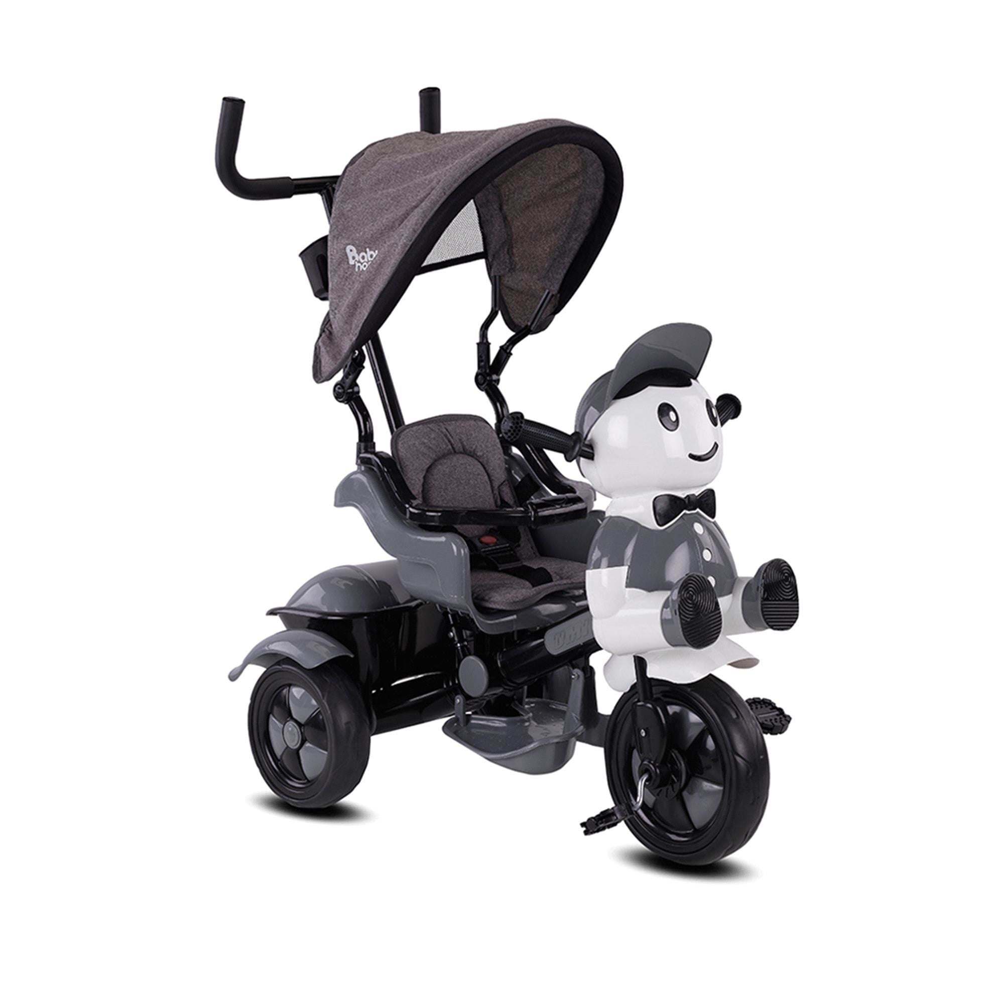 Babyhope 125A Yupi Lüx 3 Tekerlekli Bisiklet Gri