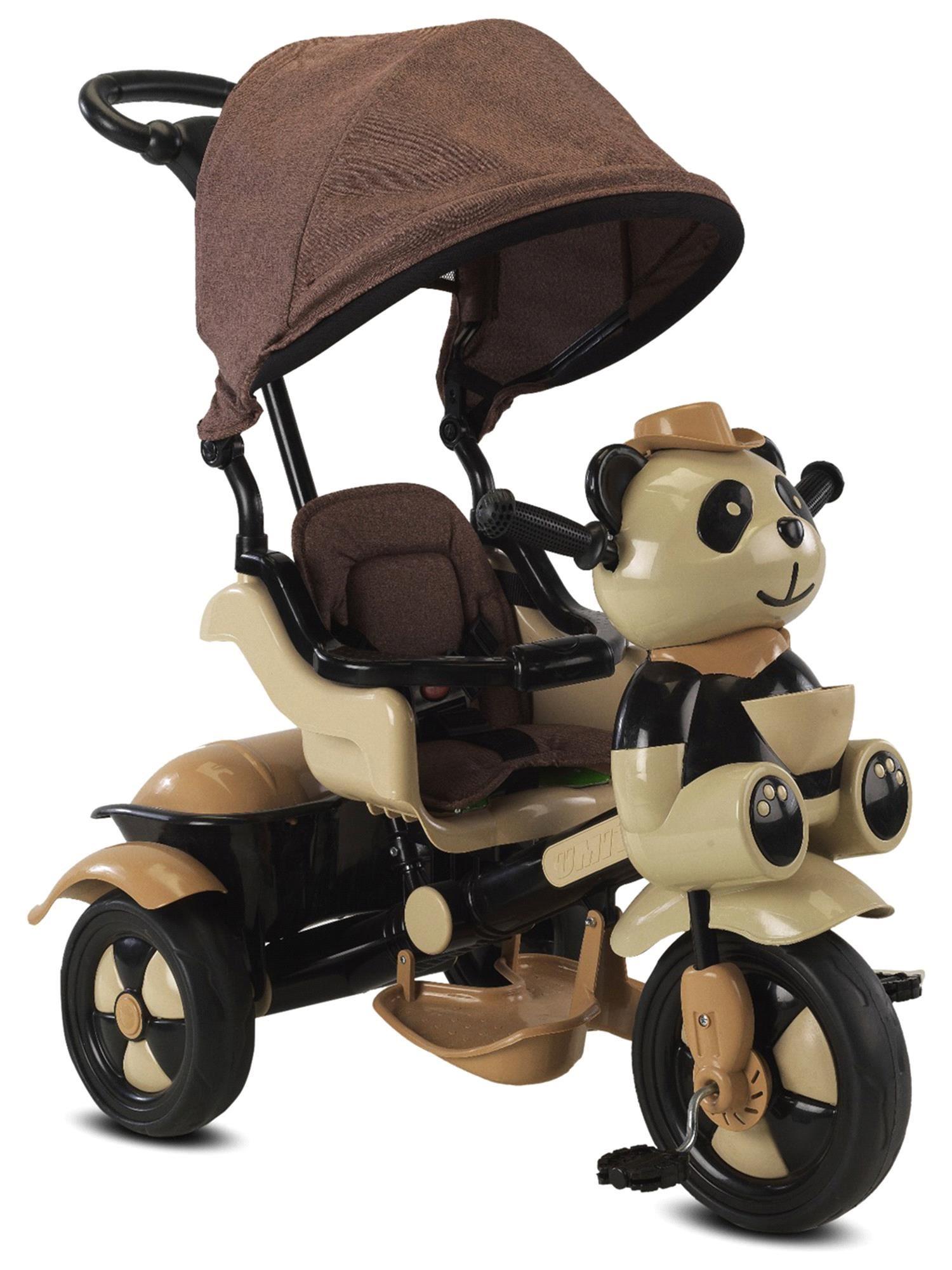 Babyhope 127 Lüx Little Panda Tenteli Bisiklet Kahve