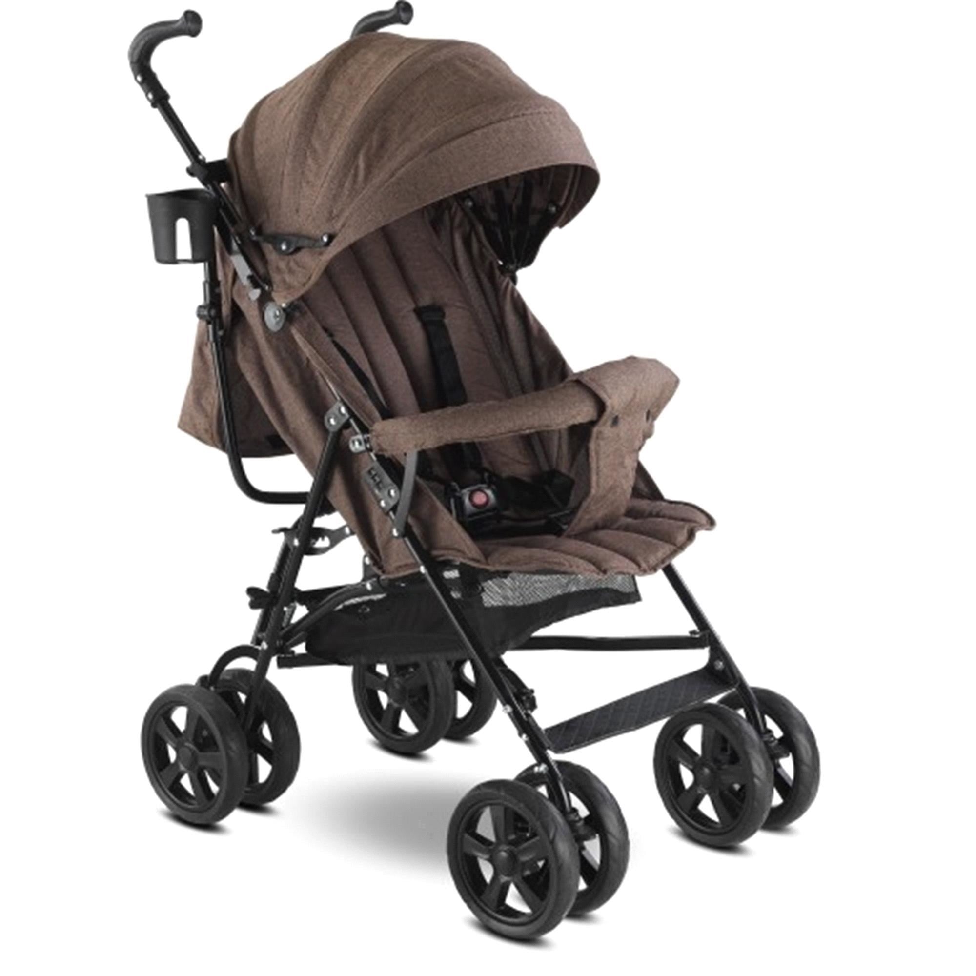 Babyhope SA7 Baston Bebek Arabası Kahverengi