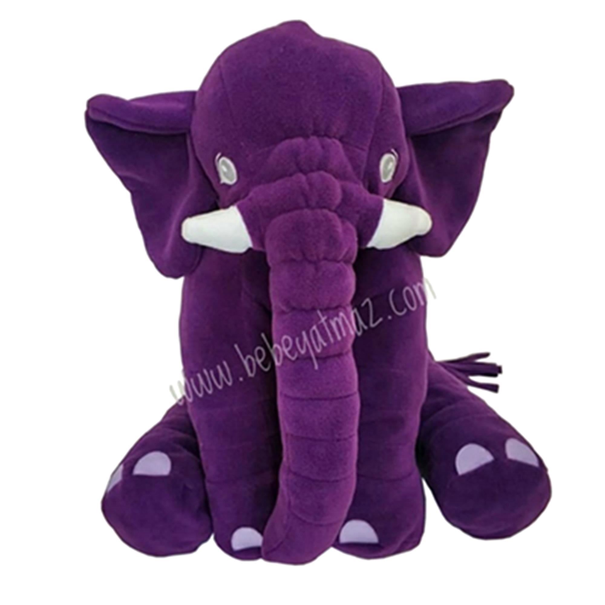 Bebeyatmaz Uyku Arkadaşım Fil 60 cm Mor