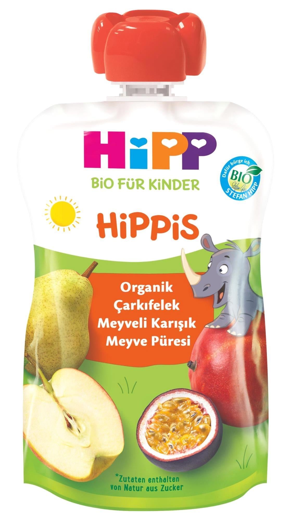 HİPP ORGANİK ÇARKIFELEK MEYVELİ KARIŞIK MEYVE PÜRESİ