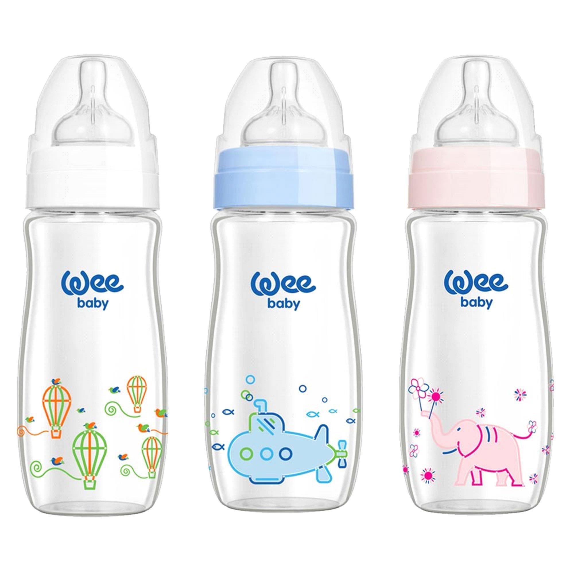 Wee 139 Klasik Geniş Ağızlı Isıya Dayanıklı 0-6 Ay Pembe