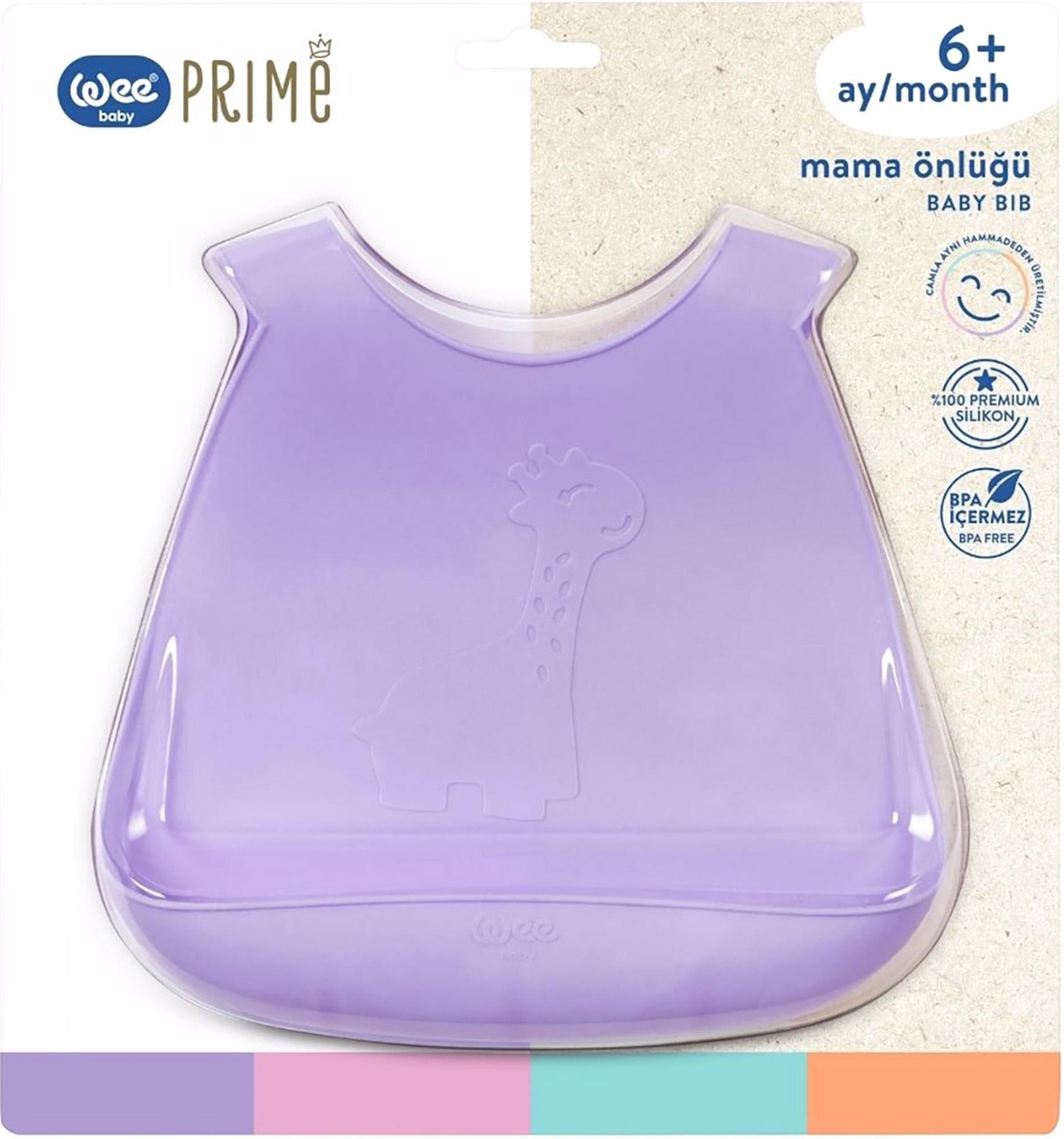 WEE 927 Prime Slikon Mama Önlüğü Mor