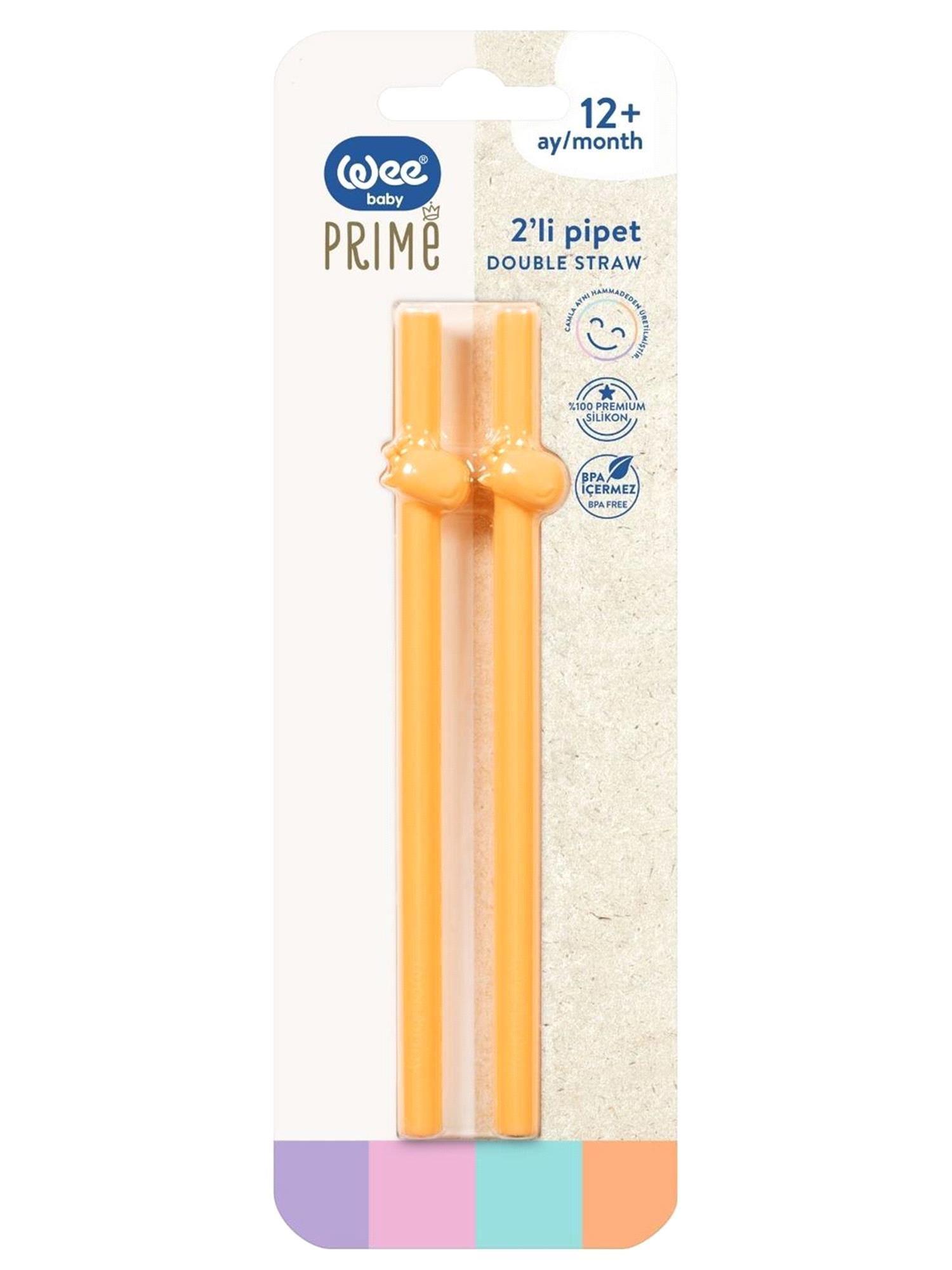 WEE 929 Prime Slikon 2'Li Pipet Turuncu
