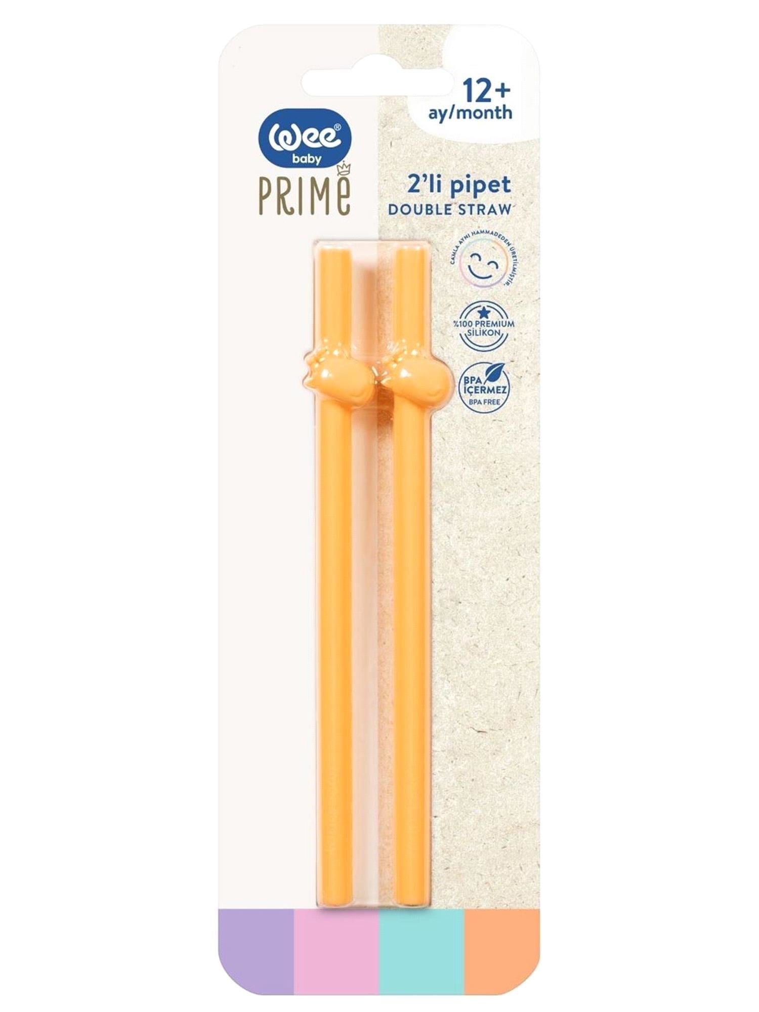 WEE 929 Prime Slikon 2'Li Pipet Turuncu