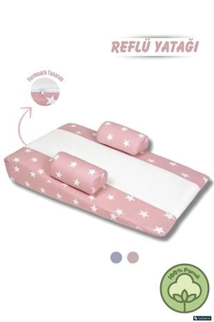 Bebeck Çok Amaçlı Reflü Yastığı Pembe