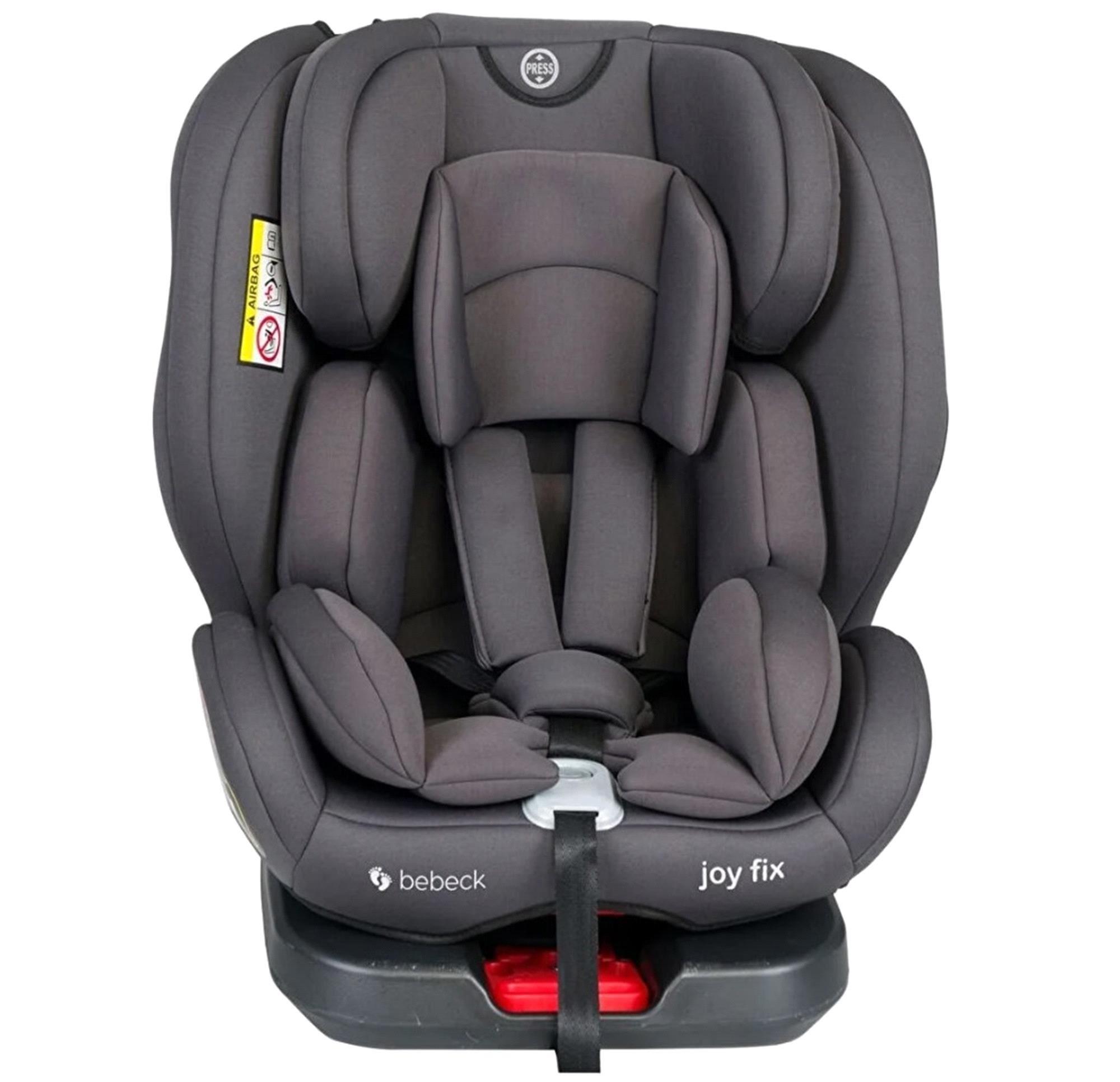 Bebeck Joyfix Bebek Oto Koltuğu 360 Derece Dönen Gri