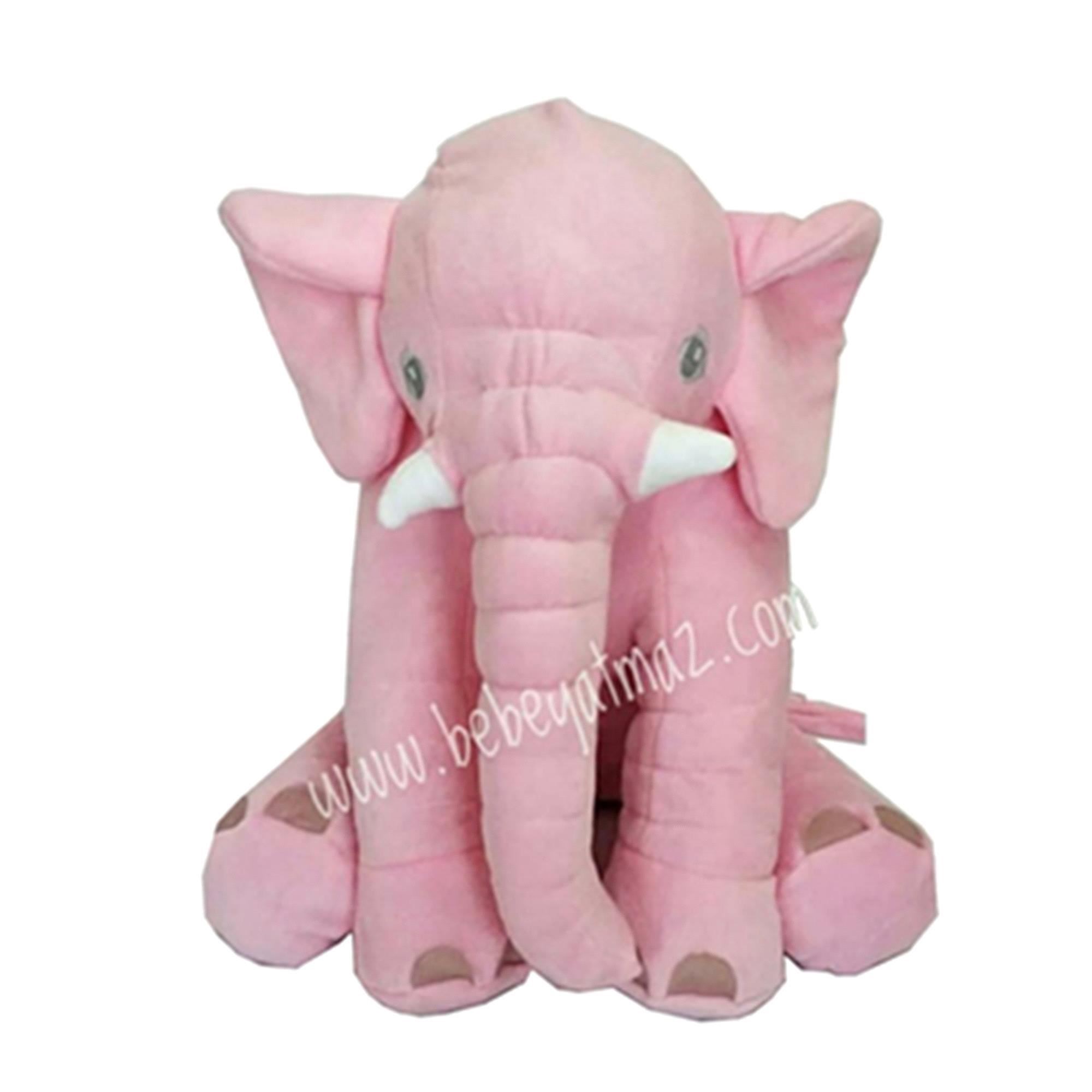 Bebeyatmaz Uyku Arkadaşım Fil 60 cm Pembe