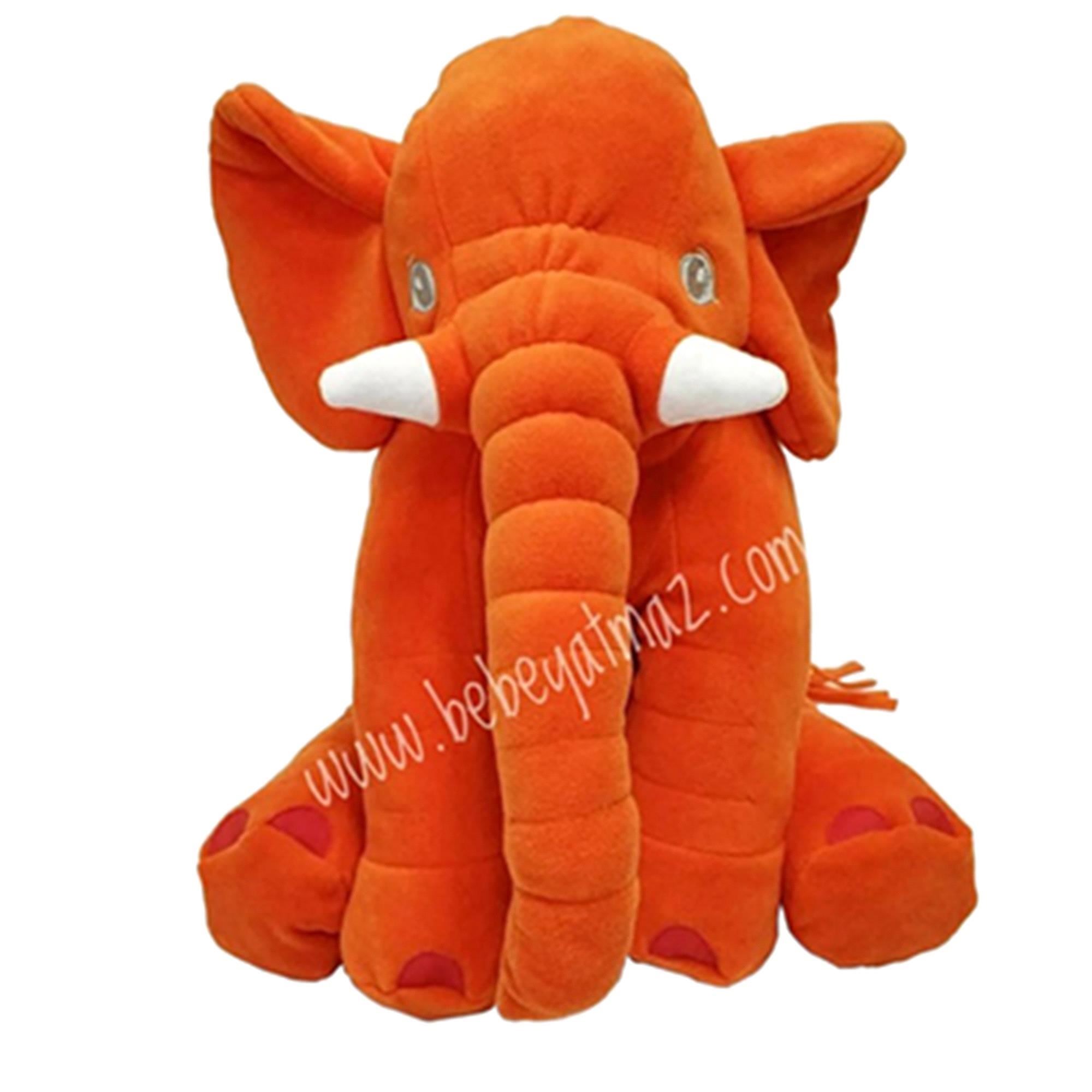 Bebeyatmaz Uyku Arkadaşım Fil 60 cm Turuncu