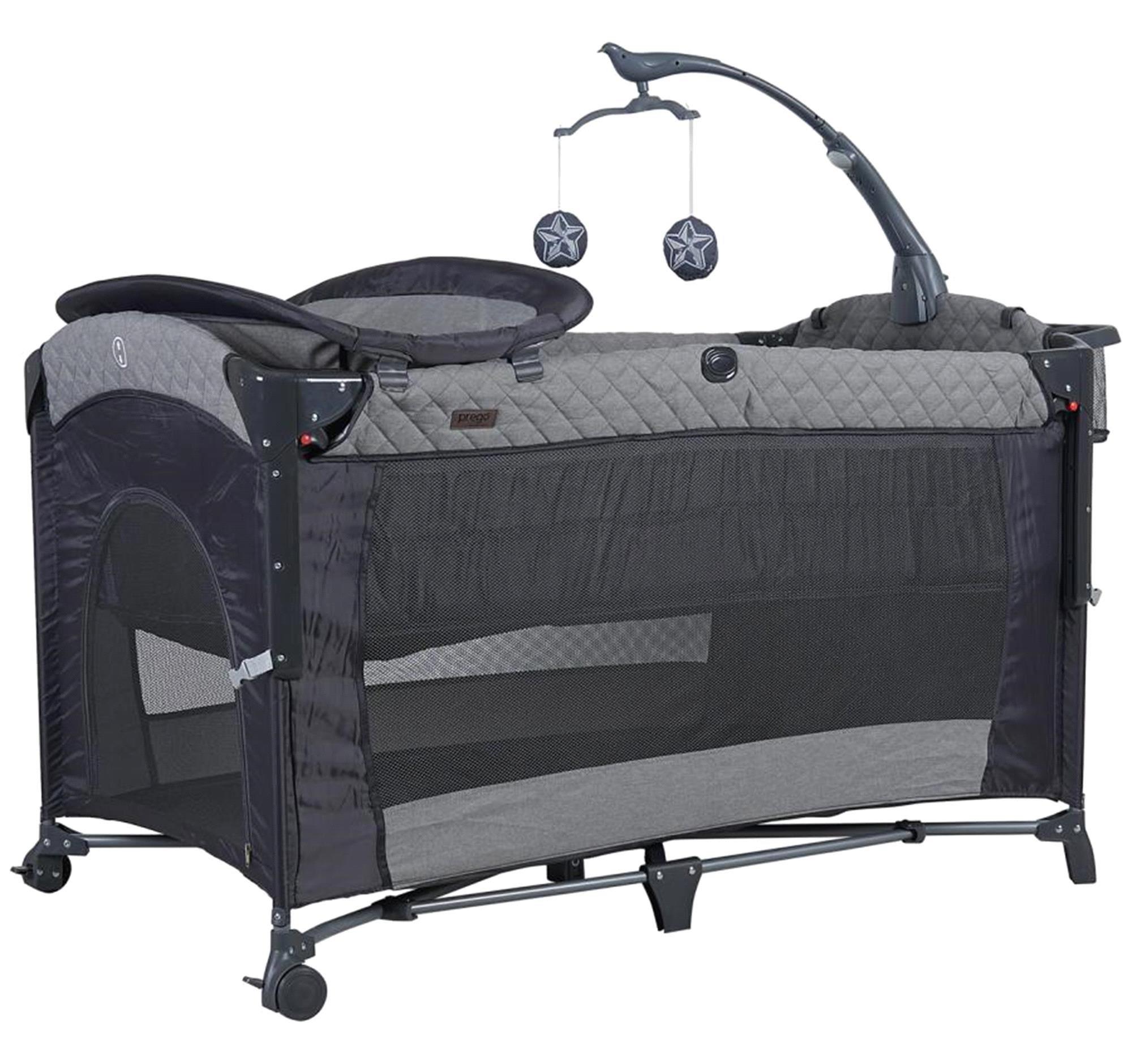 Prego 8040 Miami Premium Oyun Parkı 70x120 cm Gri