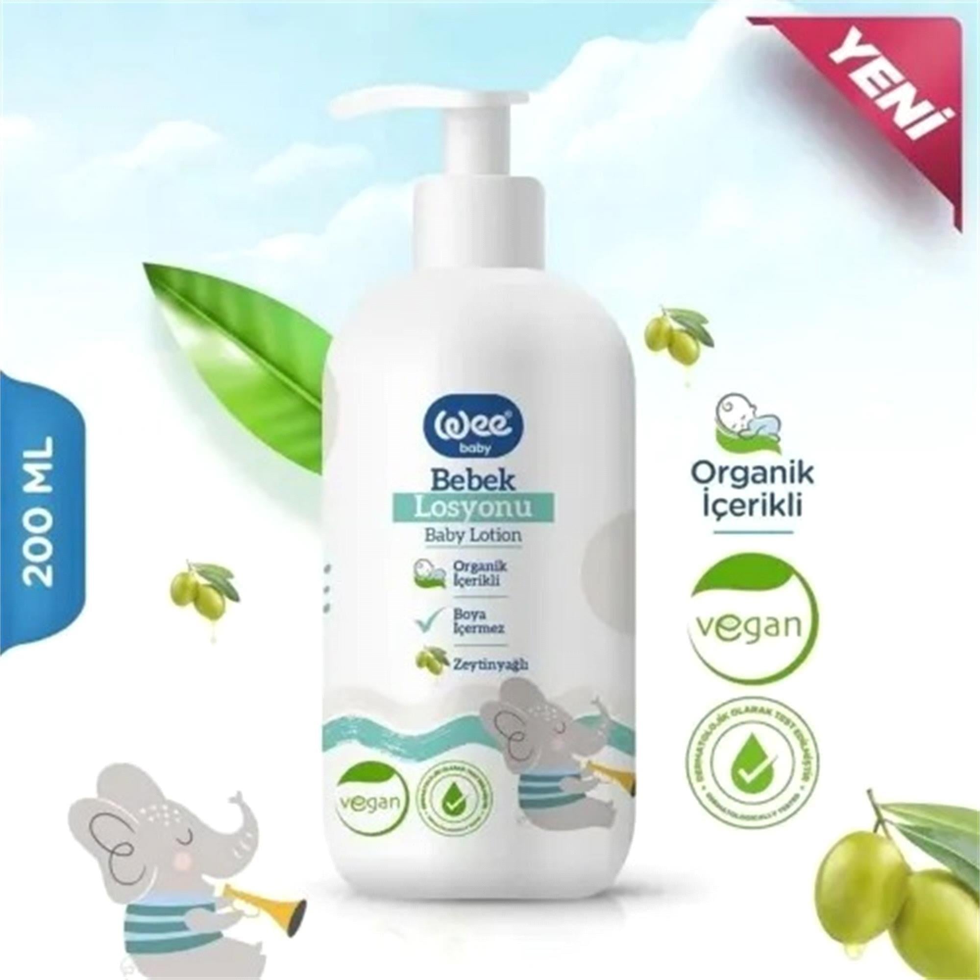 Wee Baby 549 Organik Baby Losyon 200 ml