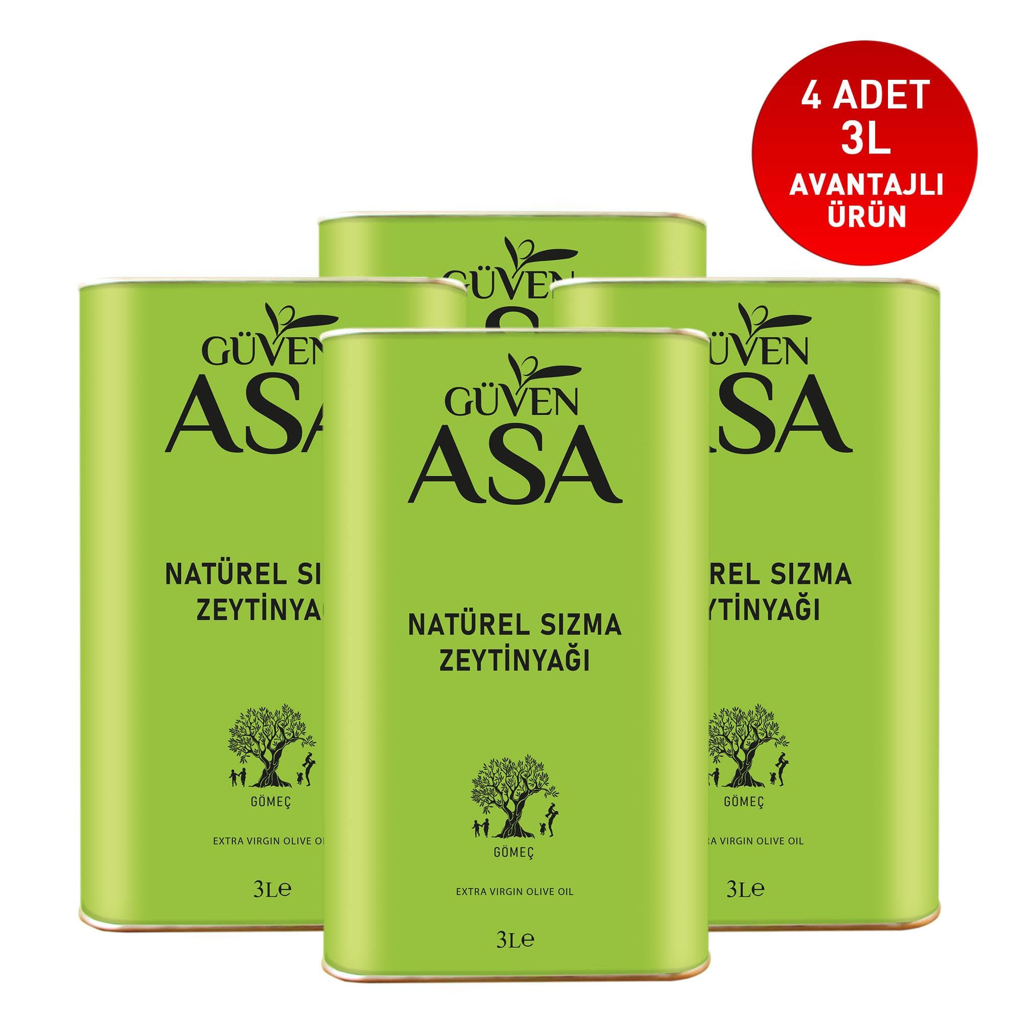 Ege Natürel Sızma Zeytinyağı 4x3L Teneke