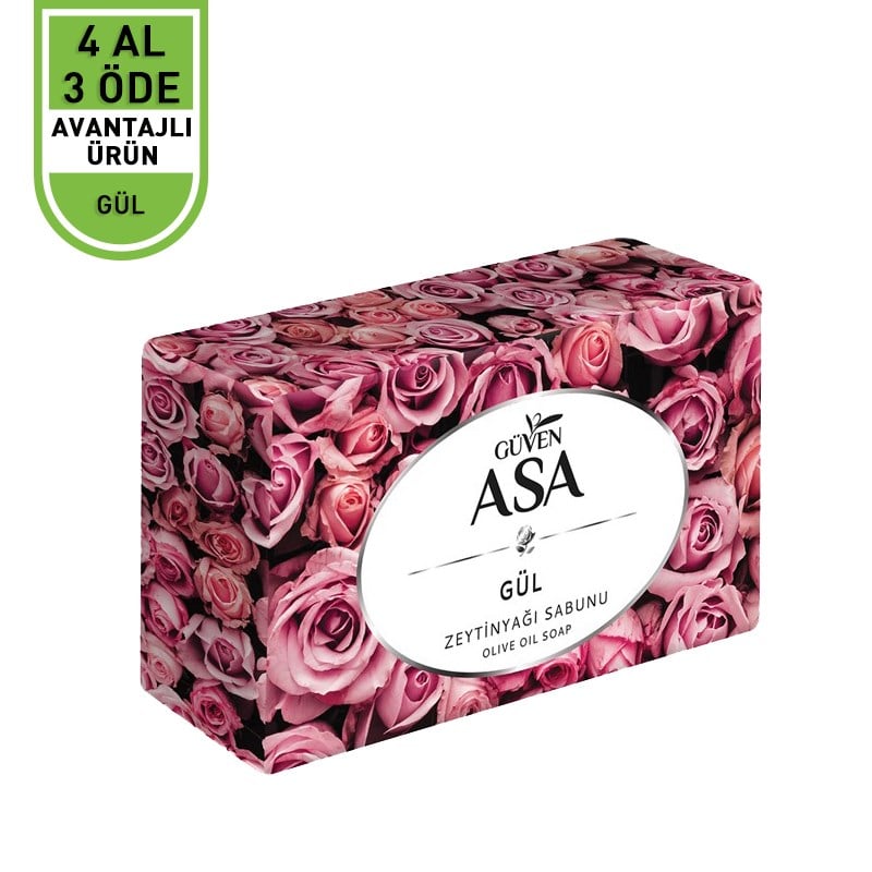 Gül Zeytinyağı Sabunu 180 g 4 Al 3 Öde