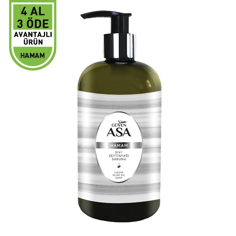 Hamam Sıvı Zeytinyağı Sabunu 400 mL 4 Al 3 Öde