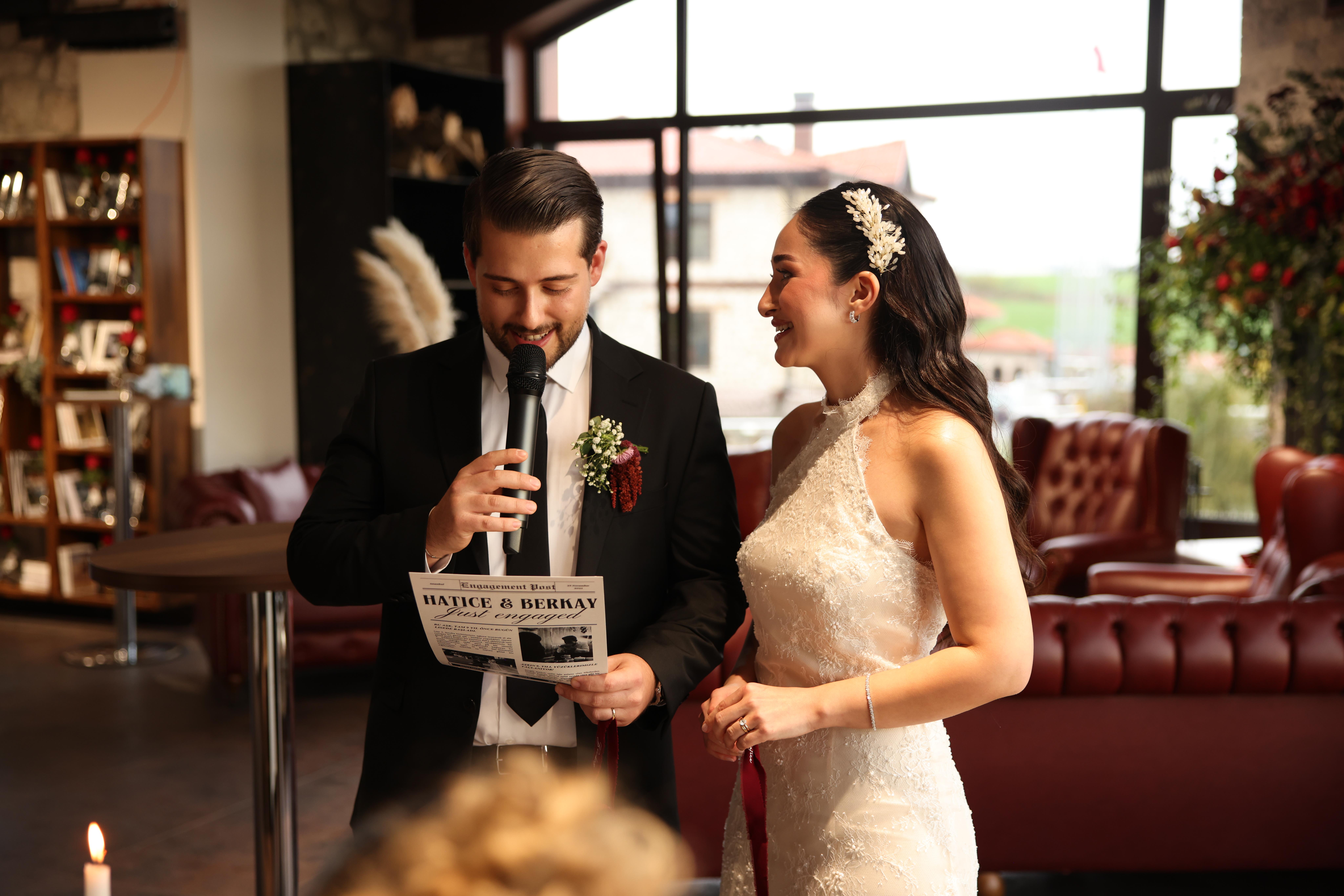 Hatice Açıkgöz Özel Tasarım Söz Elbisesi