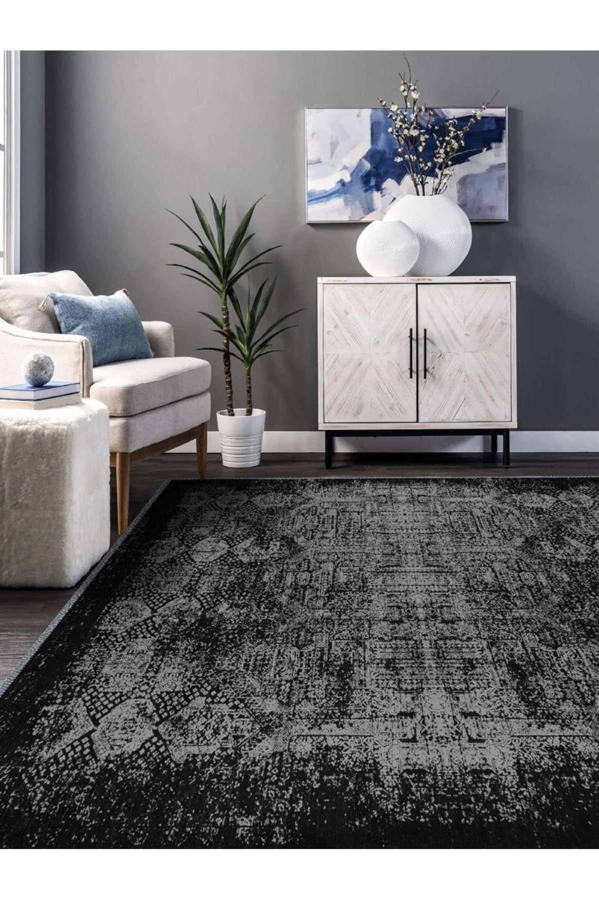 Plomex Eskitme Desen Dokuma Taban Salon - Oturma Odası Halısı