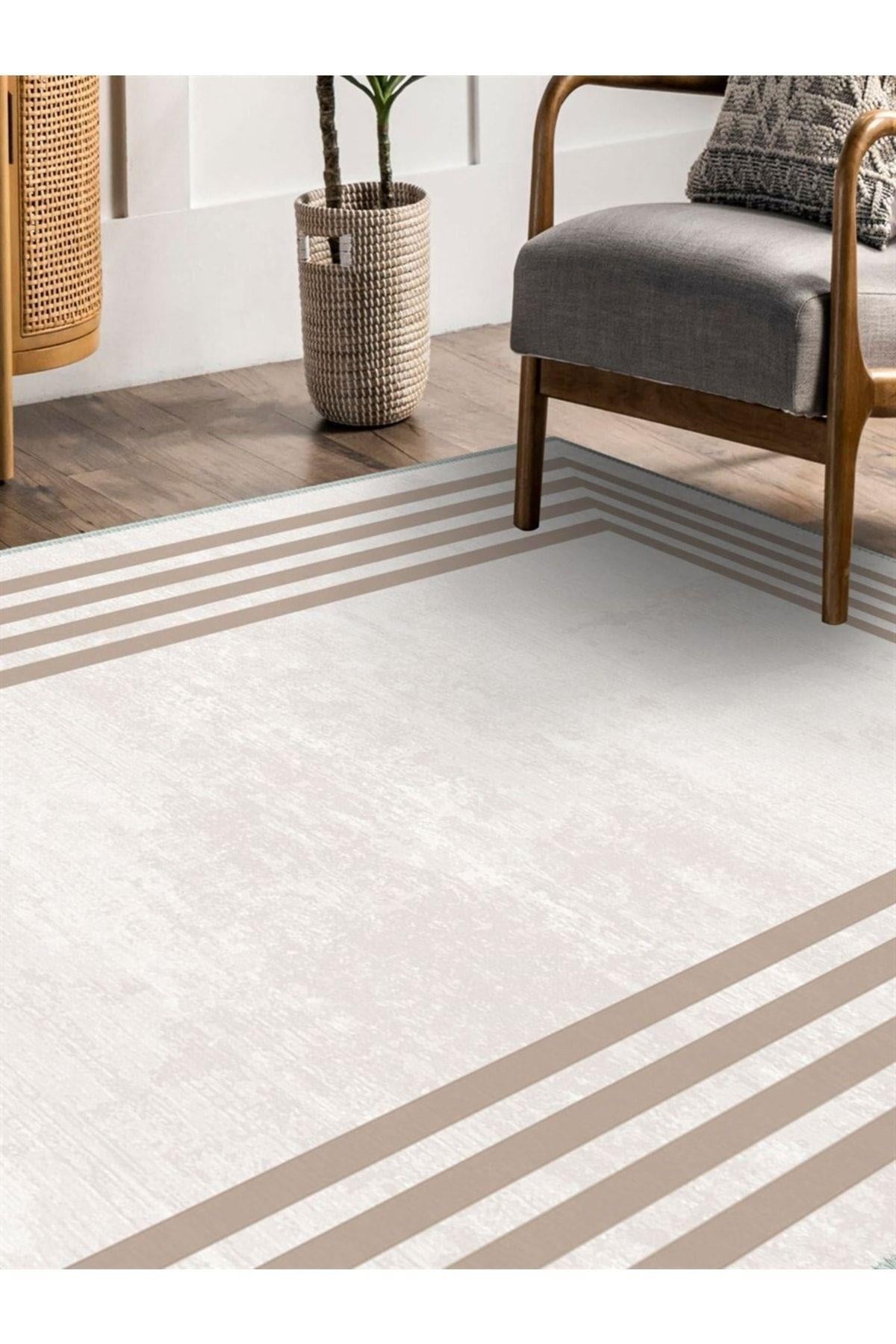 Bromor Modern Desen Dokuma Taban Salon - Oturma Odası Halısı