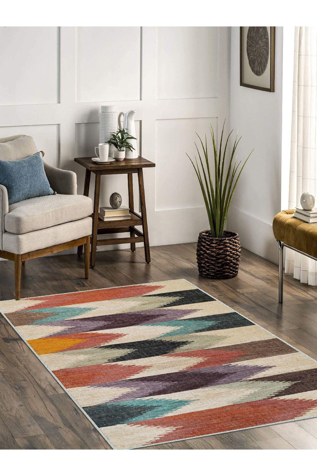 Venlix Modern Desen Dokuma Taban Salon - Oturma Odası Halısı