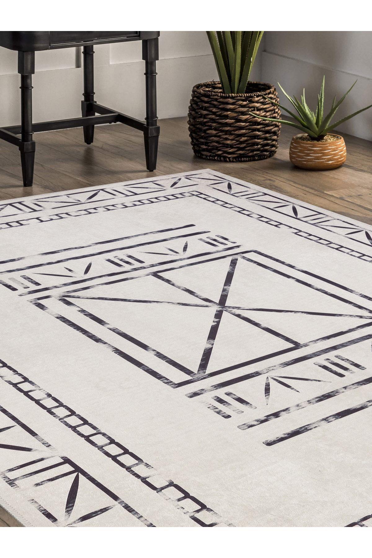 Krelor İskandinav Desen Dokuma Taban Salon - Oturma Odası Halısı