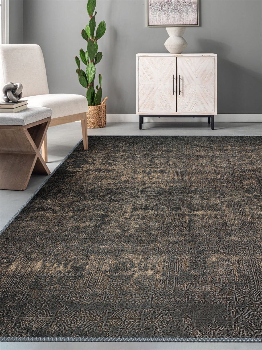 Modern Desenli Halı, Dokuma Taban Dekoratif Şönil