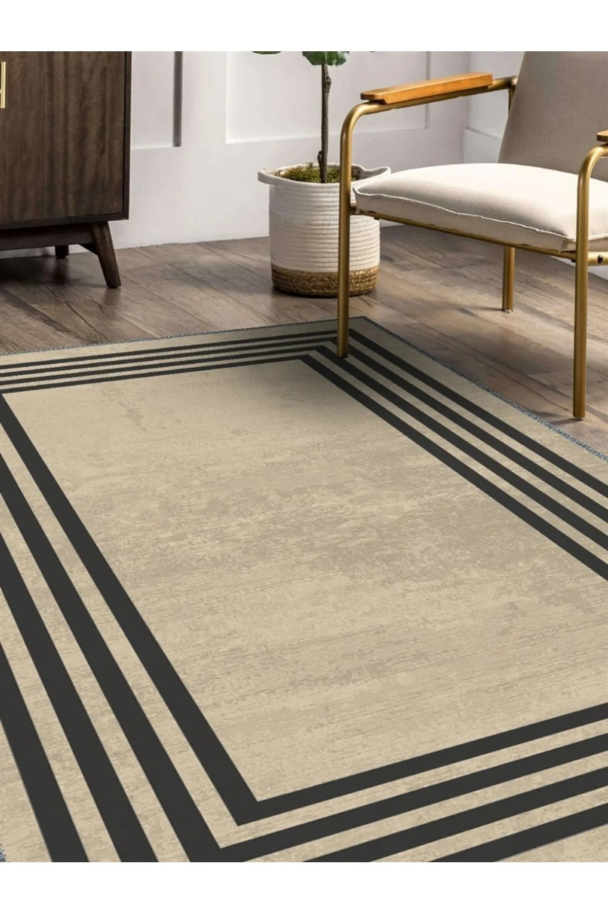 Drivon Modern Desen Dokuma Taban Salon - Oturma Odası Halısı