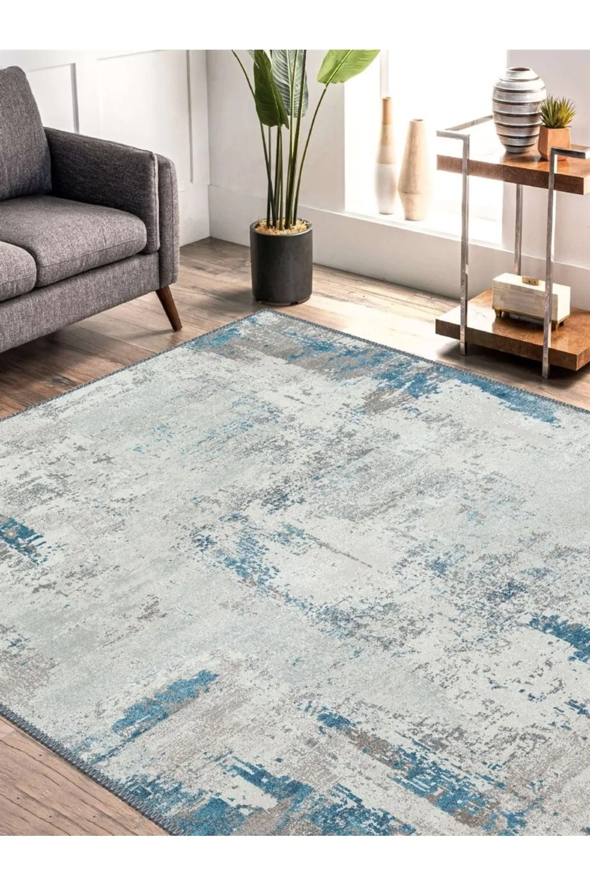 Zintor Eskitme Desen Dokuma Taban Salon - Oturma Odası Halısı