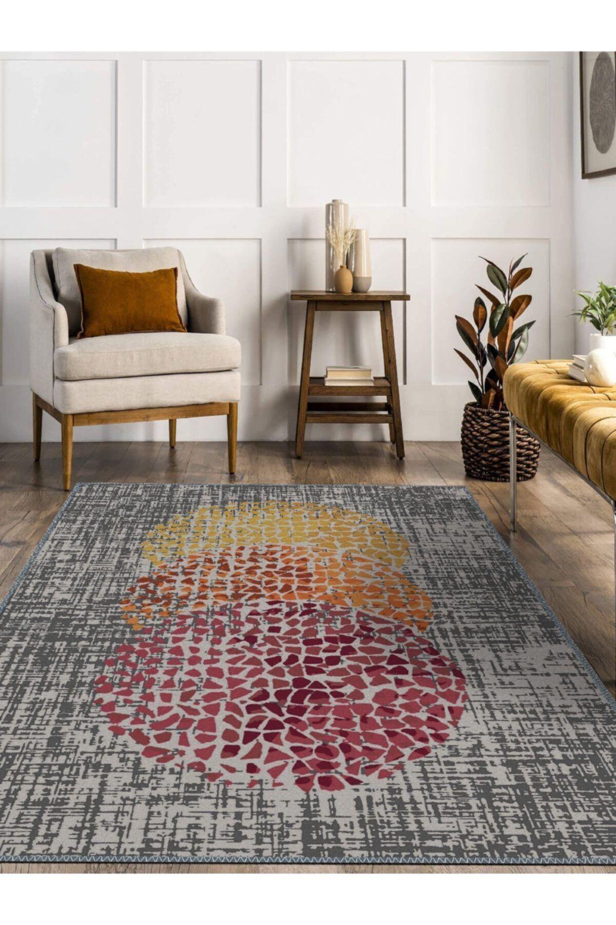 Lorveta Modern Desen Dokuma Taban Salon - Oturma Odası Halısı