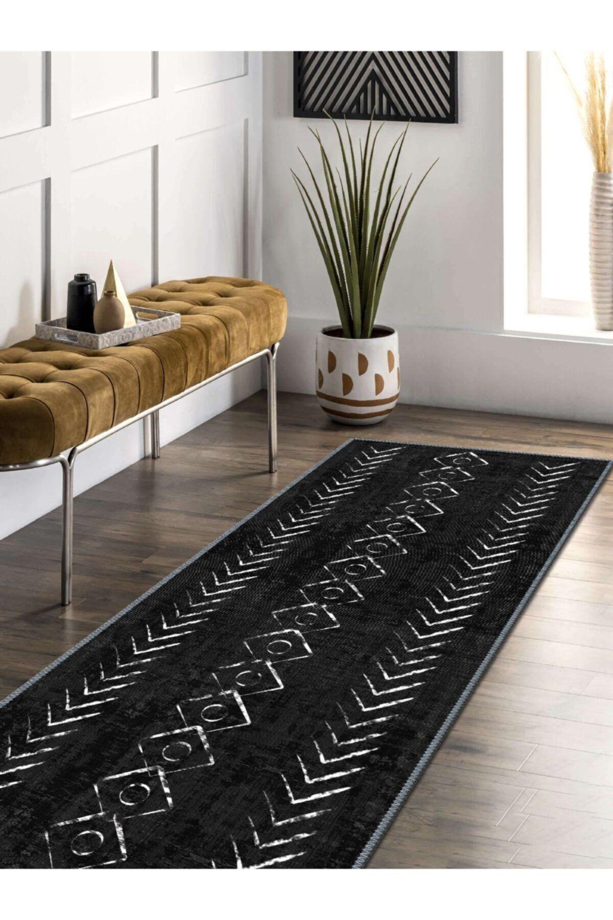 Merzita İskandinav Desen Dokuma Taban Salon - Oturma Odası Halısı