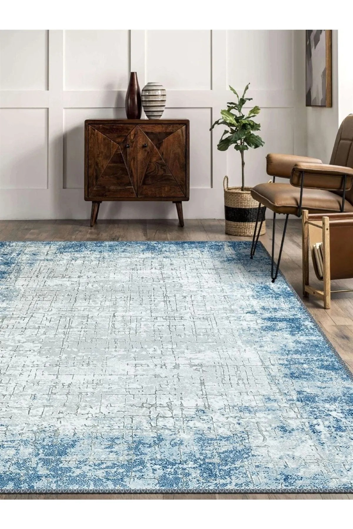 Nerfax Modern Desen Dokuma Taban Salon - Oturma Odası Halısı