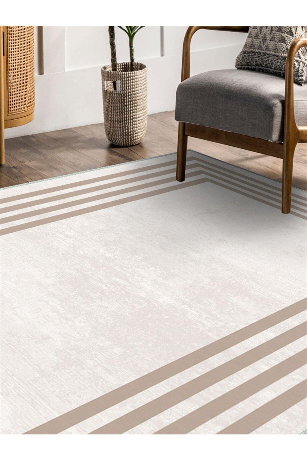 Bromor Modern Desen Dokuma Taban Salon - Oturma Odası Halısı
