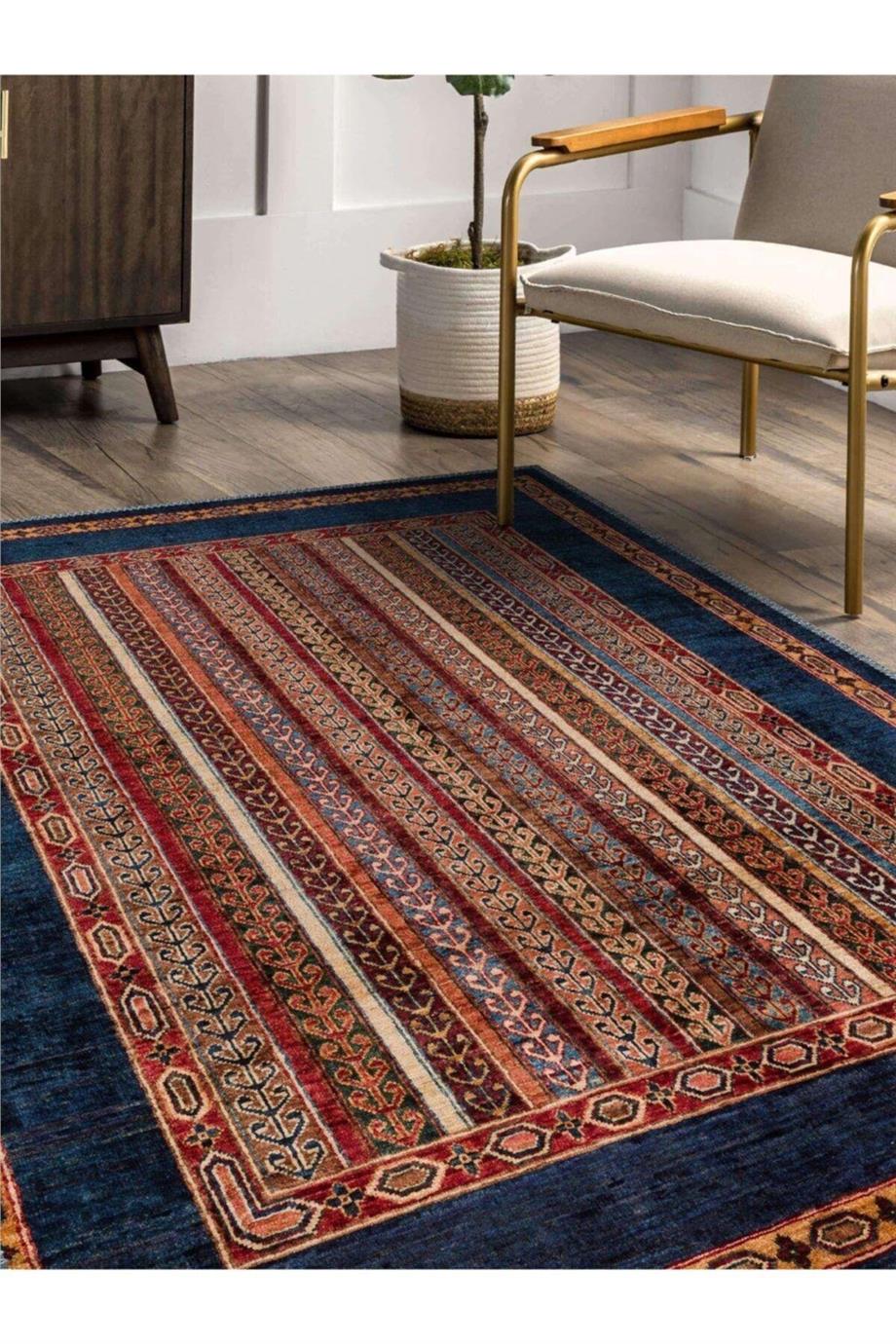 Rimza Afgan Desen Dokuma Taban Salon - Oturma Odası Halısı