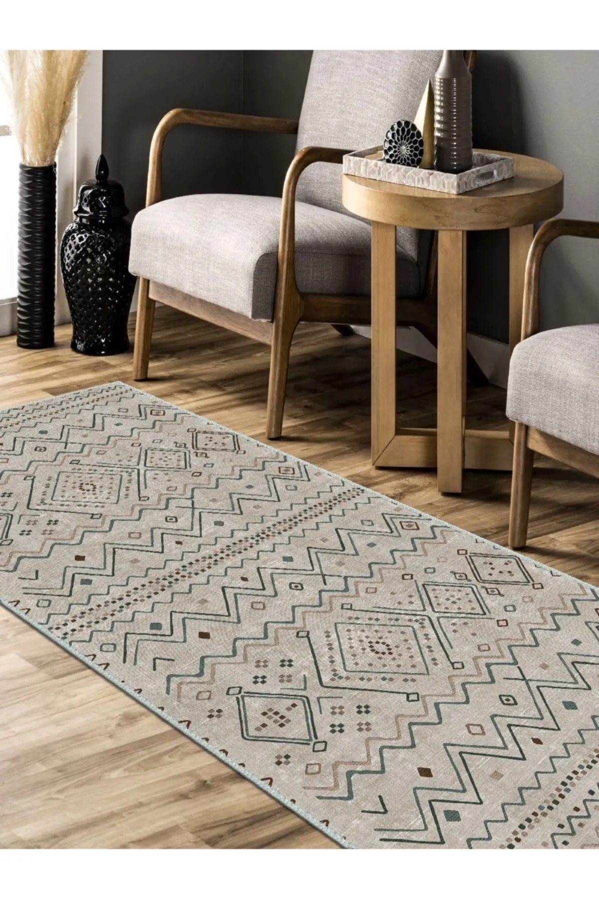 Brolen İskandinav Desen Dokuma Taban Salon - Oturma Odası Halısı