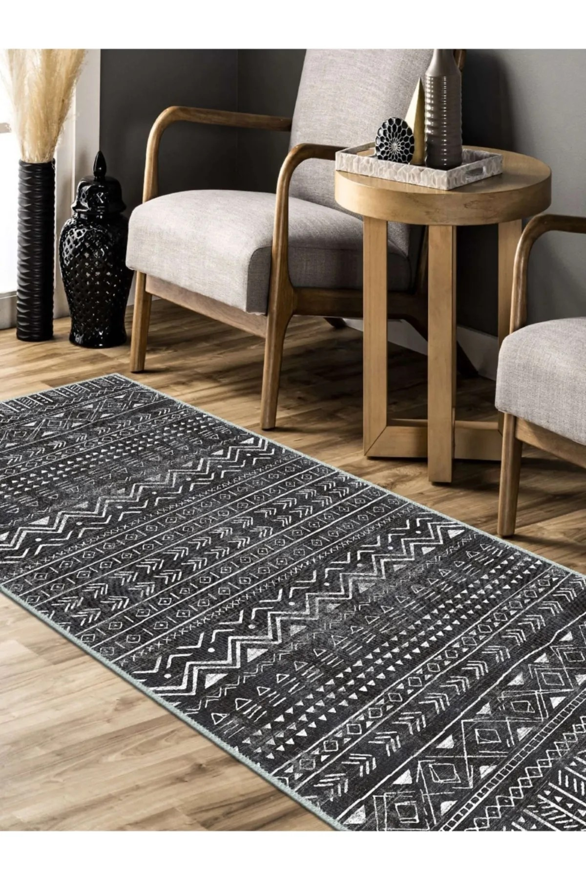 Zentix İskandinav Desen Dokuma Taban Salon - Oturma Odası Halısı
