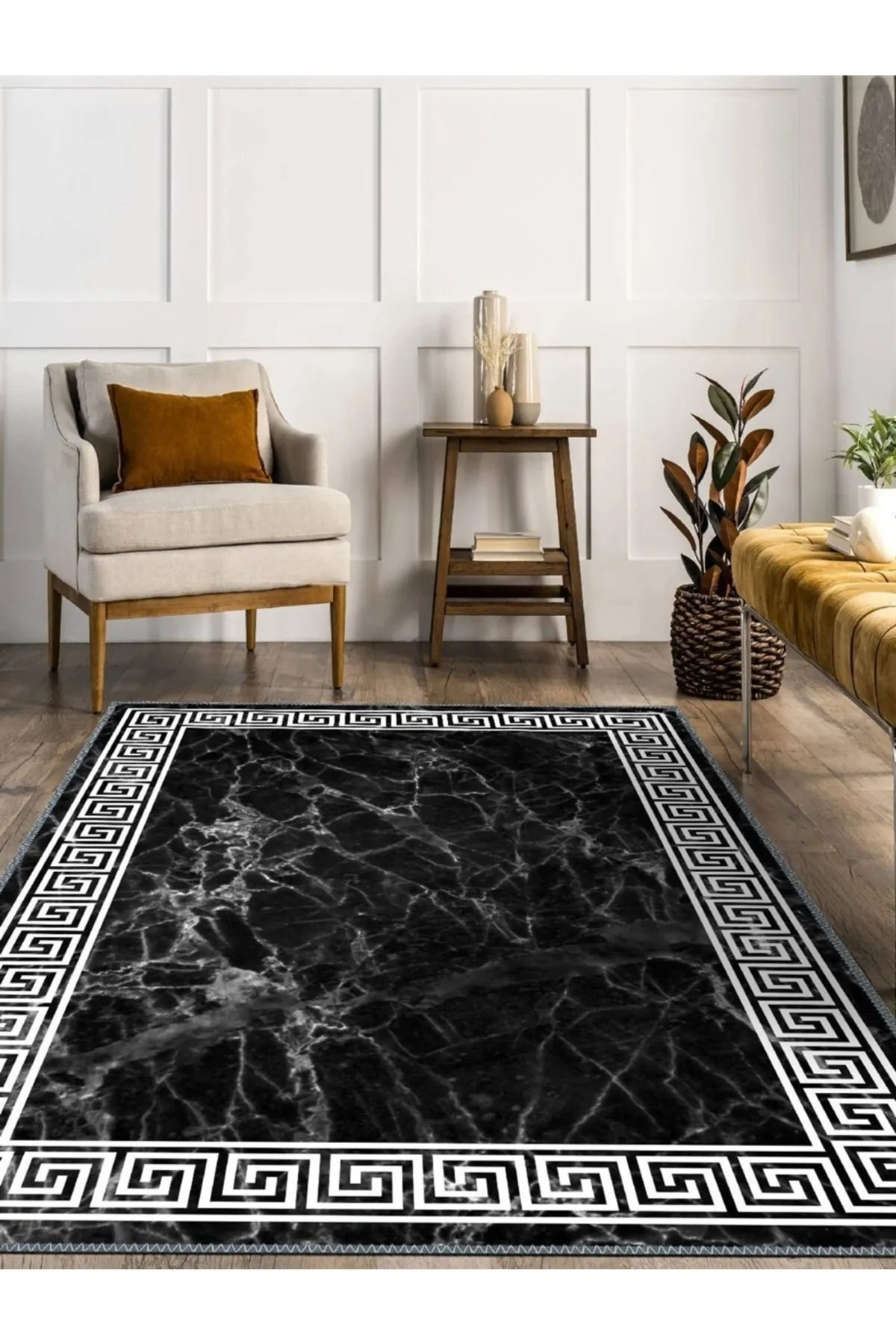 Yelvor Modern Desen Dokuma Taban Salon - Oturma Odası Halısı