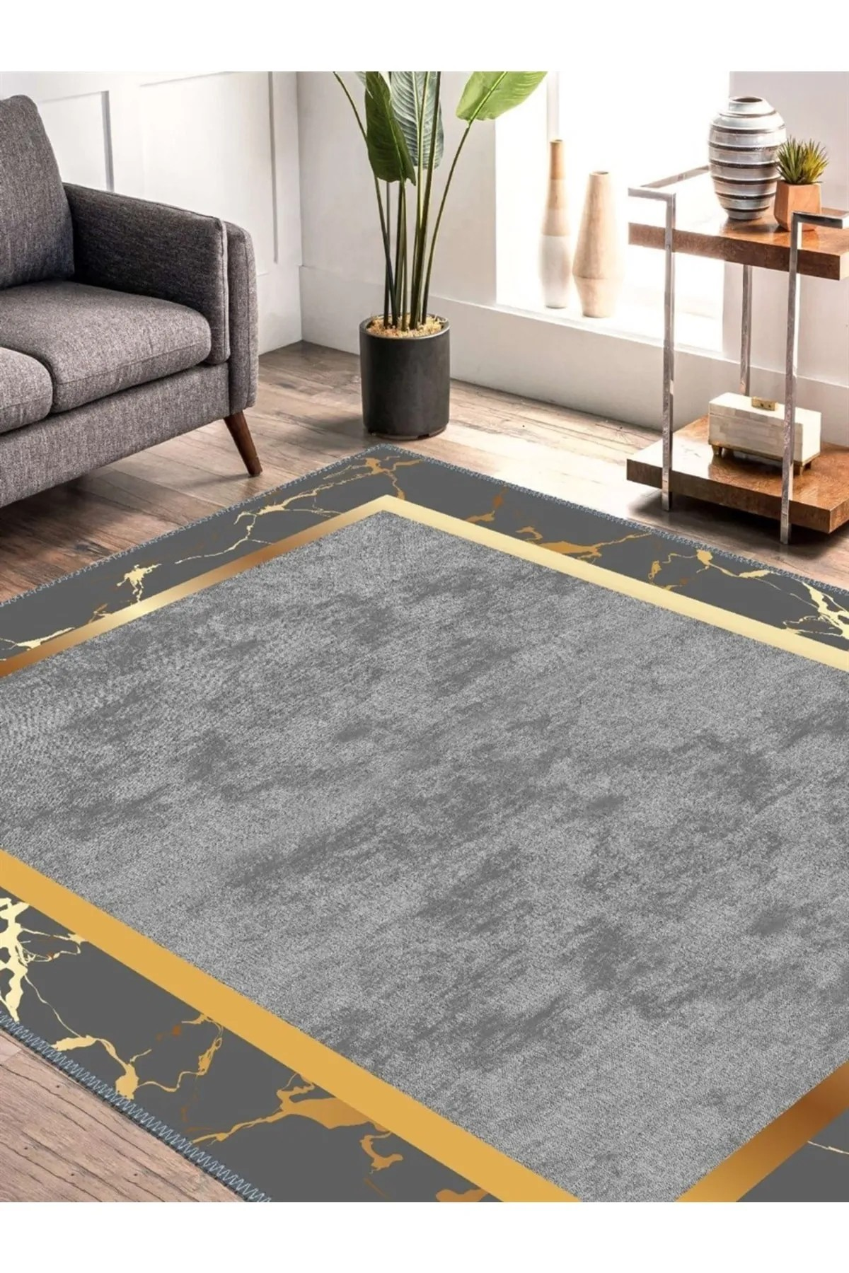 Forvyn Modern Desen Dokuma Taban Salon - Oturma Odası Halısı