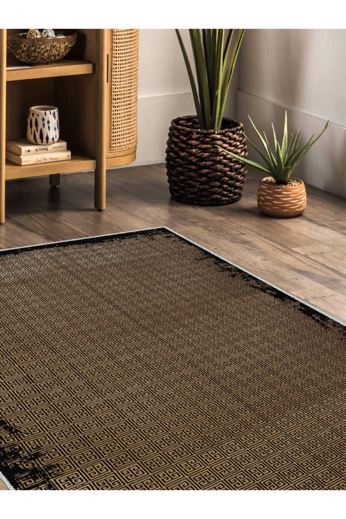 Yuvro Modern Desen Dokuma Taban Salon - Oturma Odası Halısı