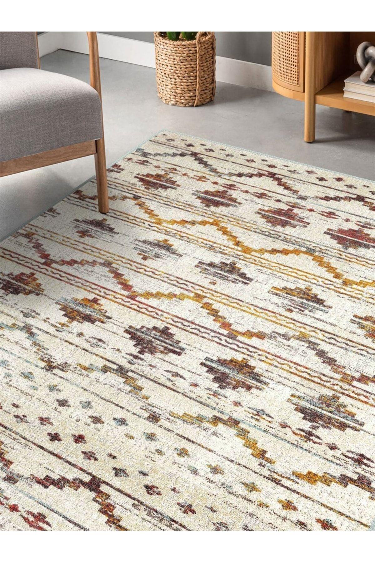 Westron İskandinav Desen Dokuma Taban Salon - Oturma Odası Halısı