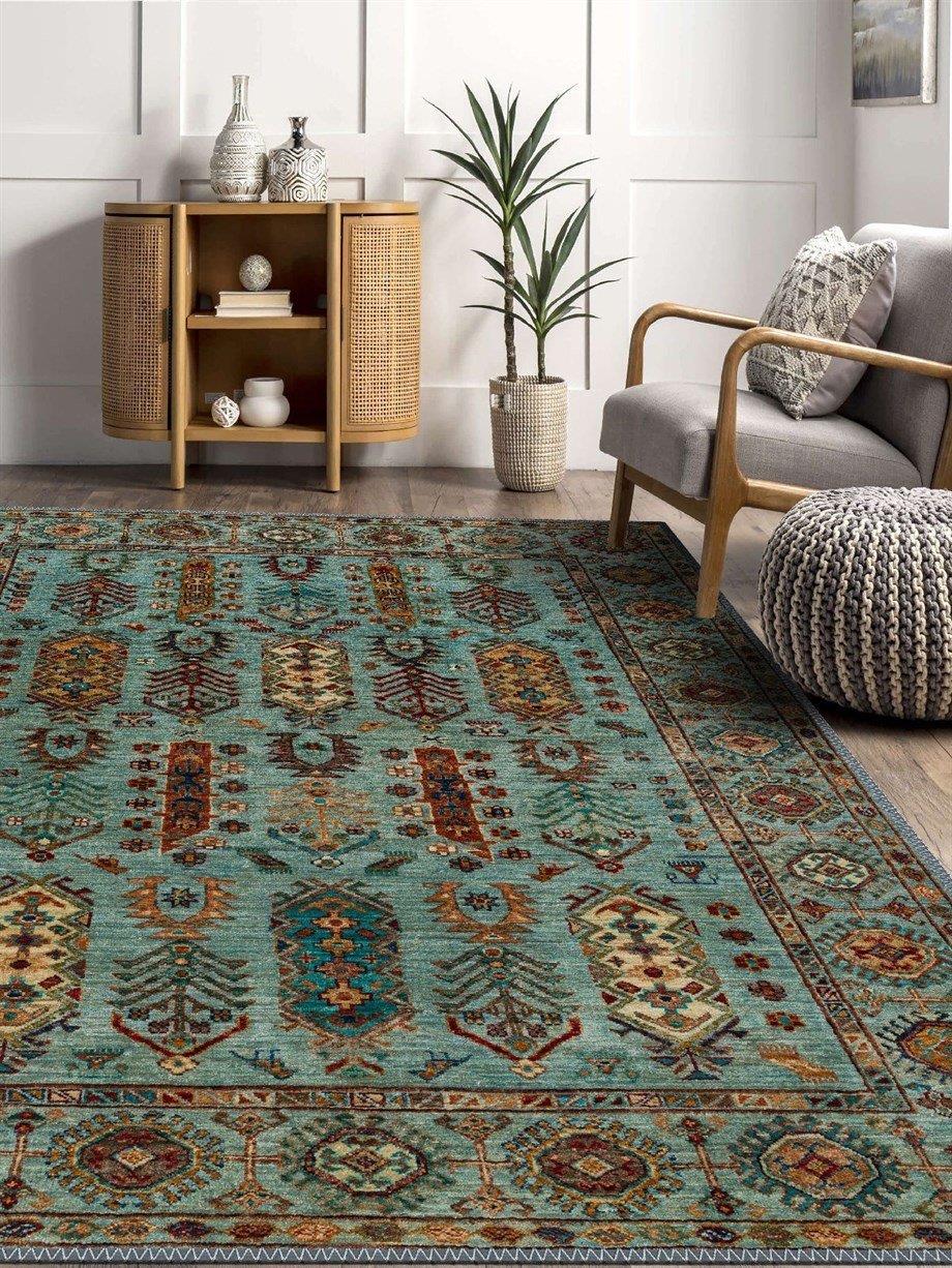 Vintora Vintage Desen Dokuma Taban Salon - Oturma Odası Halısı