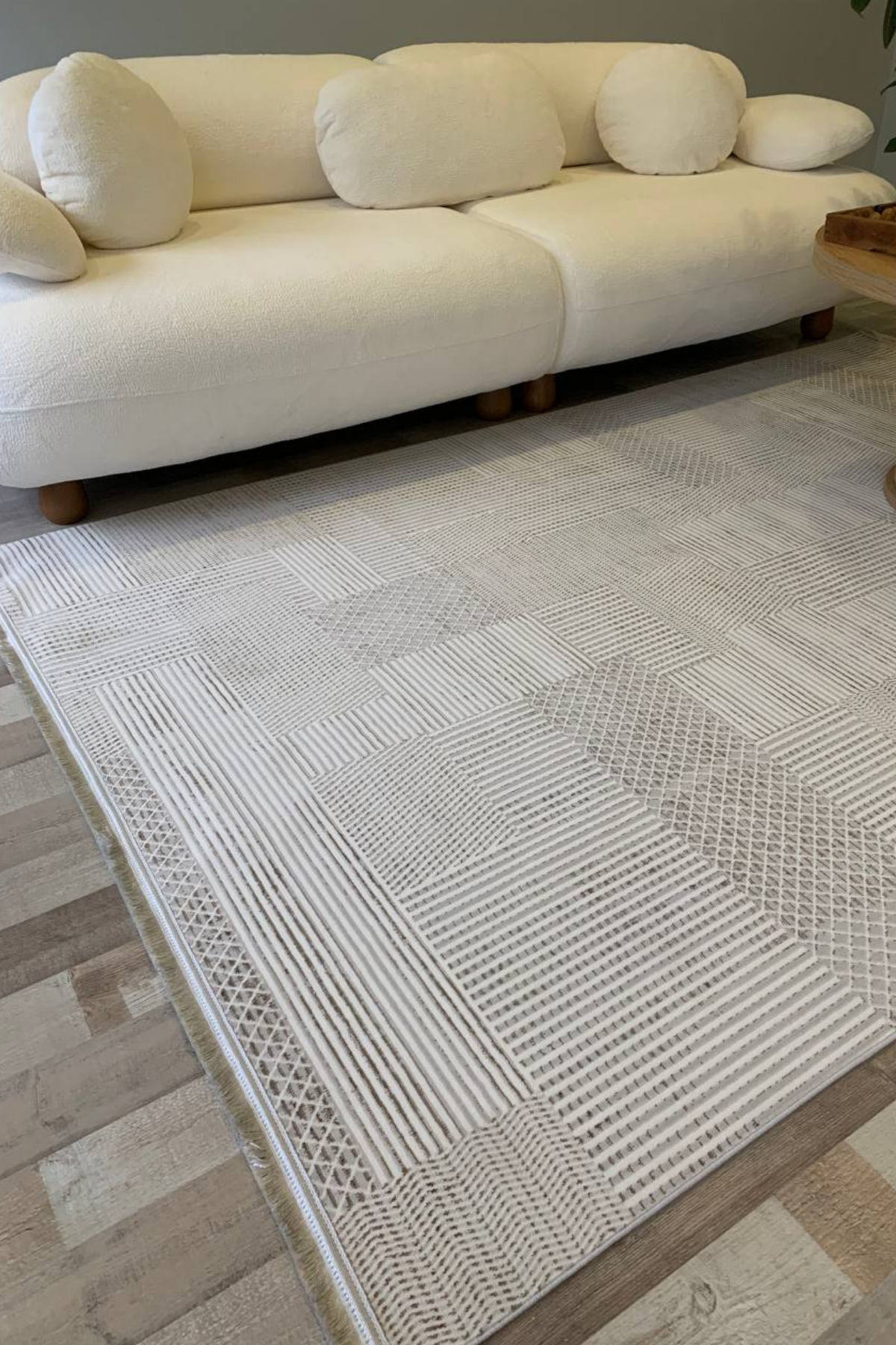 Herat Yıkanabilir Dokuma Kaymaz Taban Kahverengi Halı Yolluk Kilim - HR119