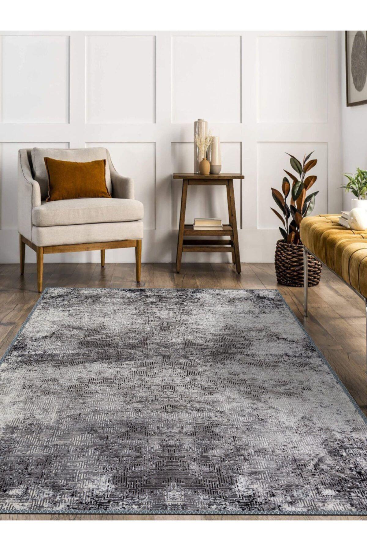 Franza Modern Desen Dokuma Taban Salon - Oturma Odası Halısı