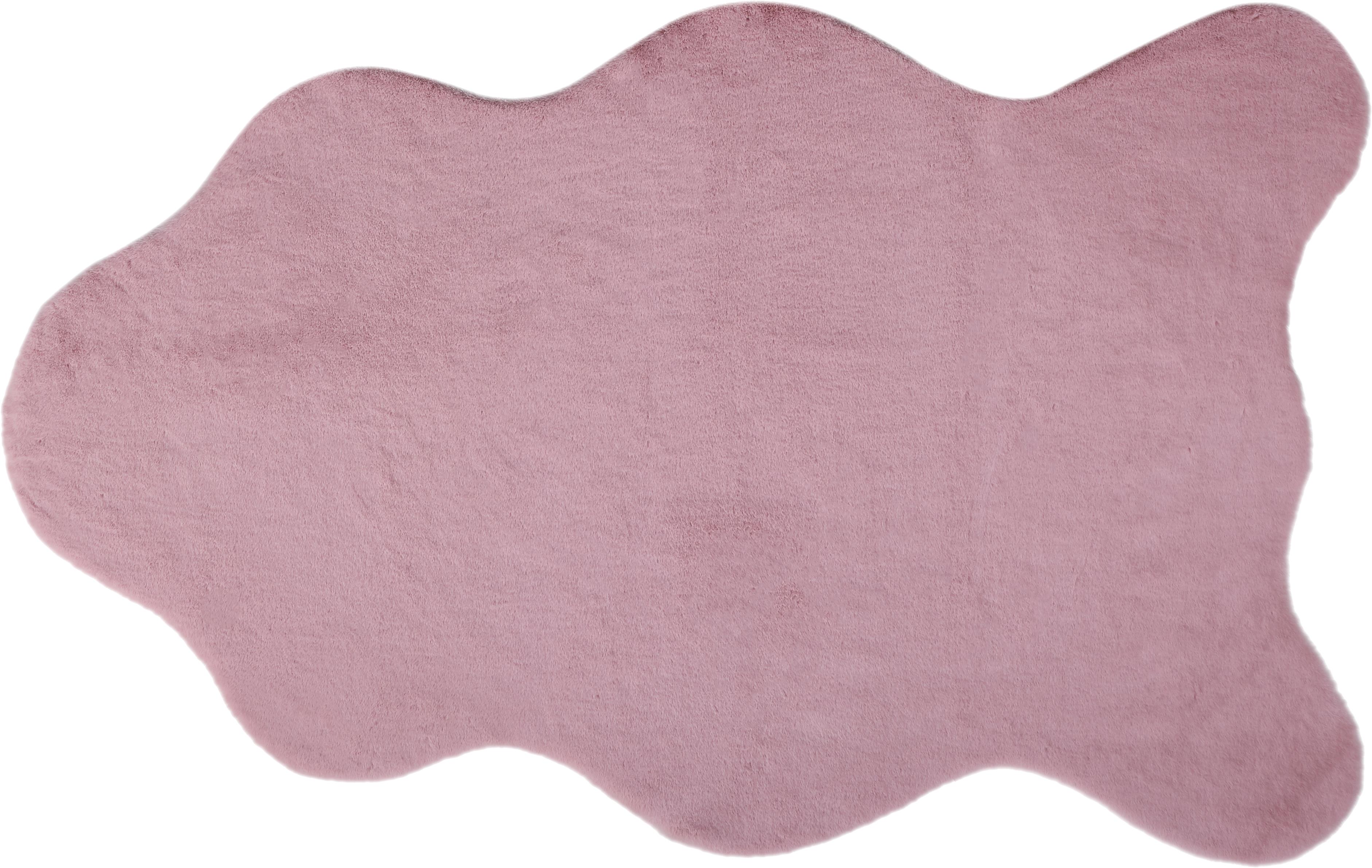 Yumuşak Dokulu Tavşan Postu Pembe