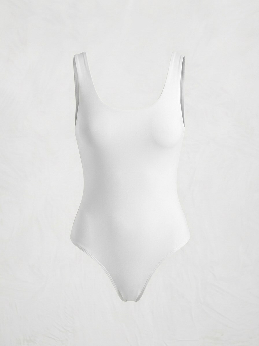 Astarlı Mayo Kesim Body Beyaz