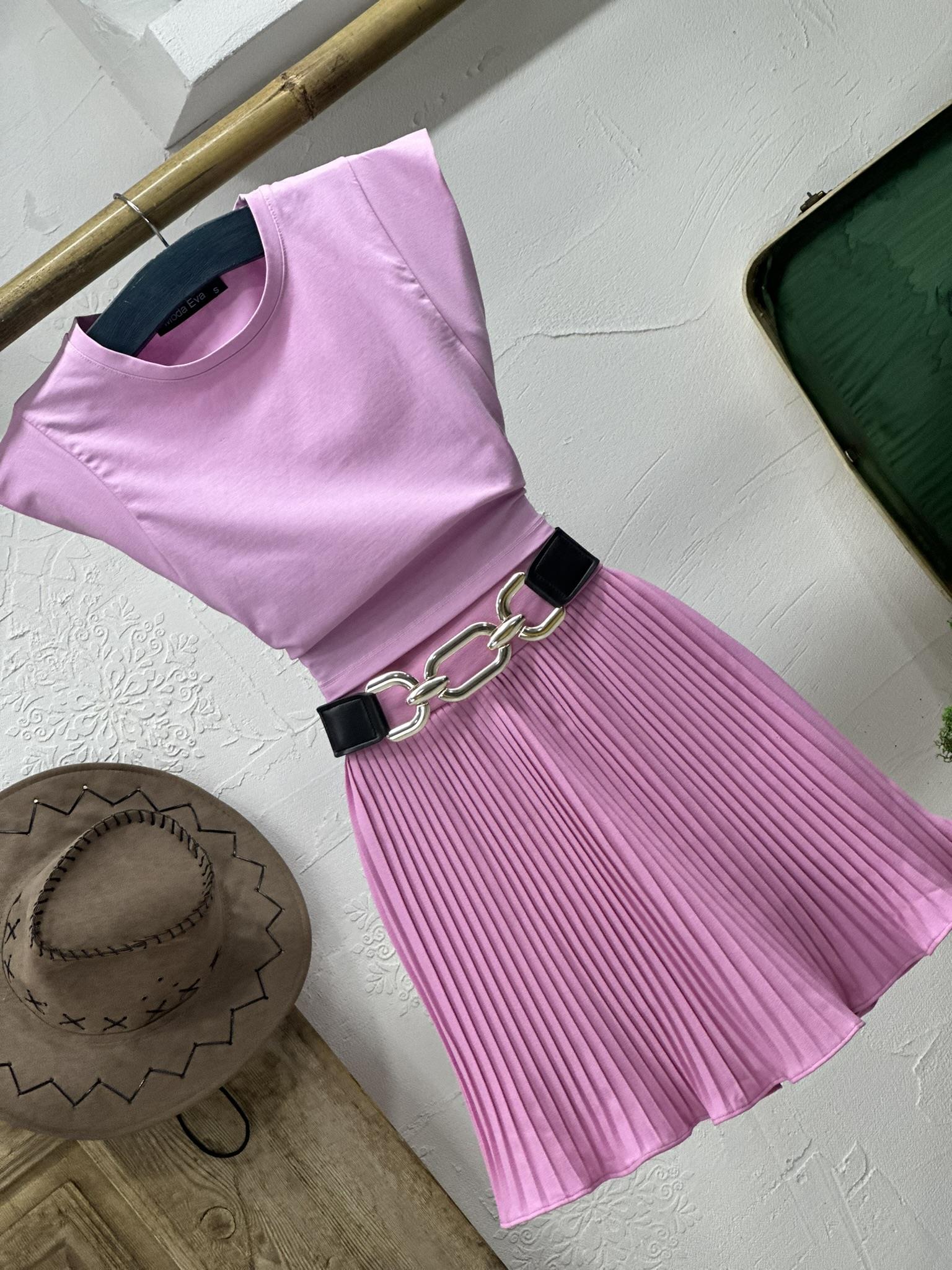 Crep Kumaş Pliseli Şort Etek