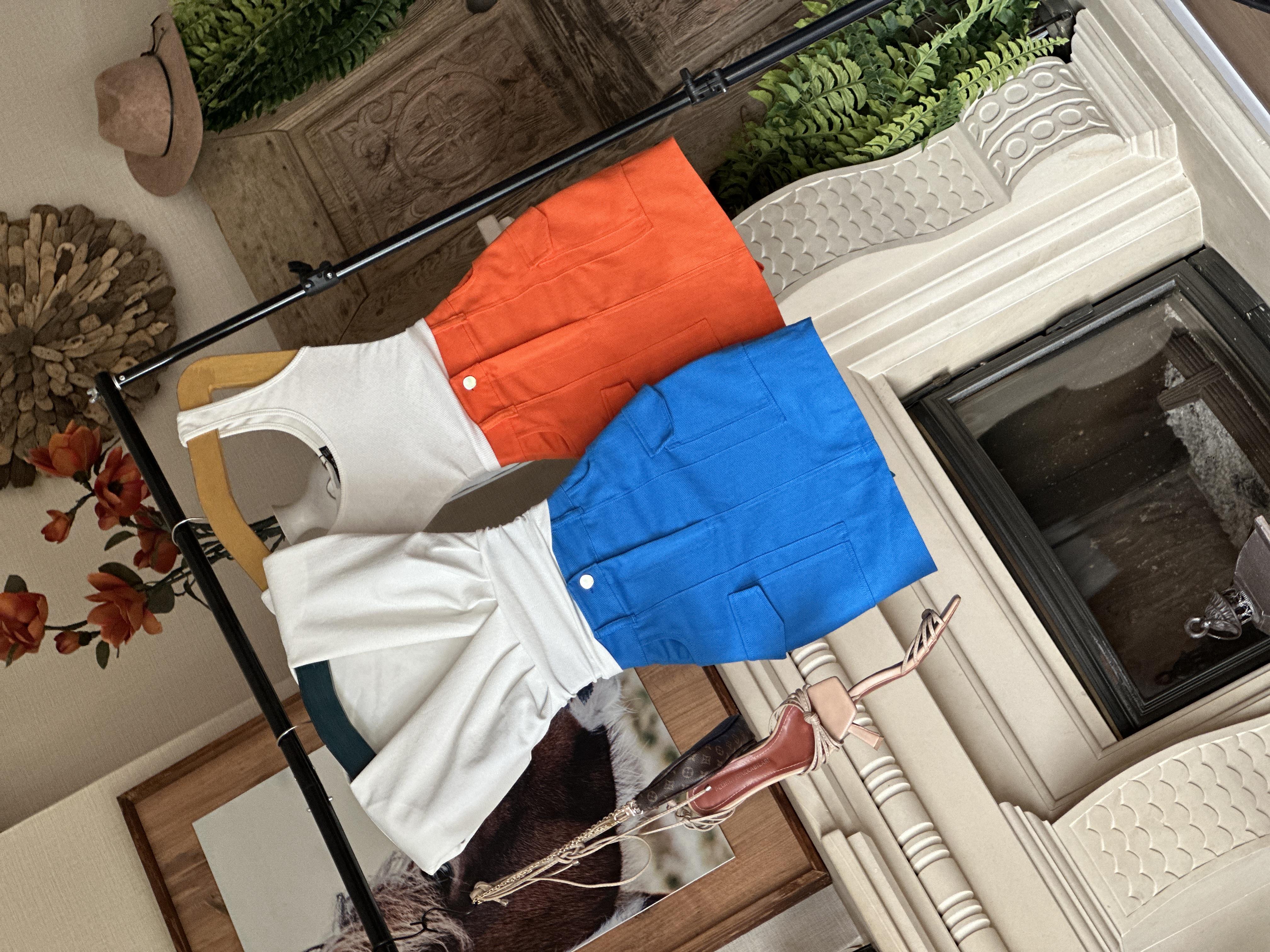 Gabardin Kumaş Kargo Cepli Mini Etek 