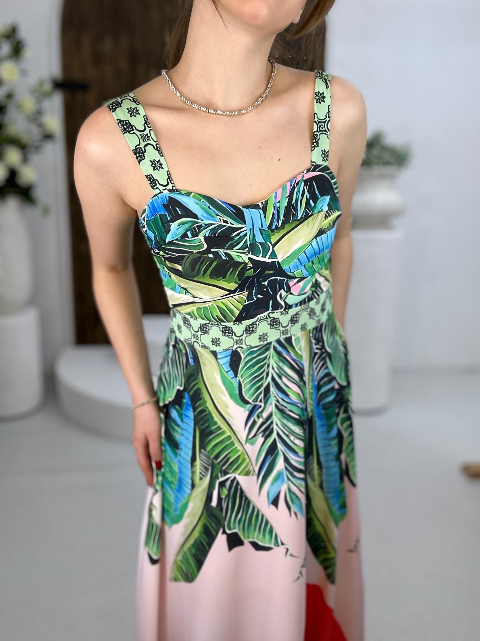 İthal Crep Kumaş Kalın Askılı Astarlı Premium Kloş Elbise