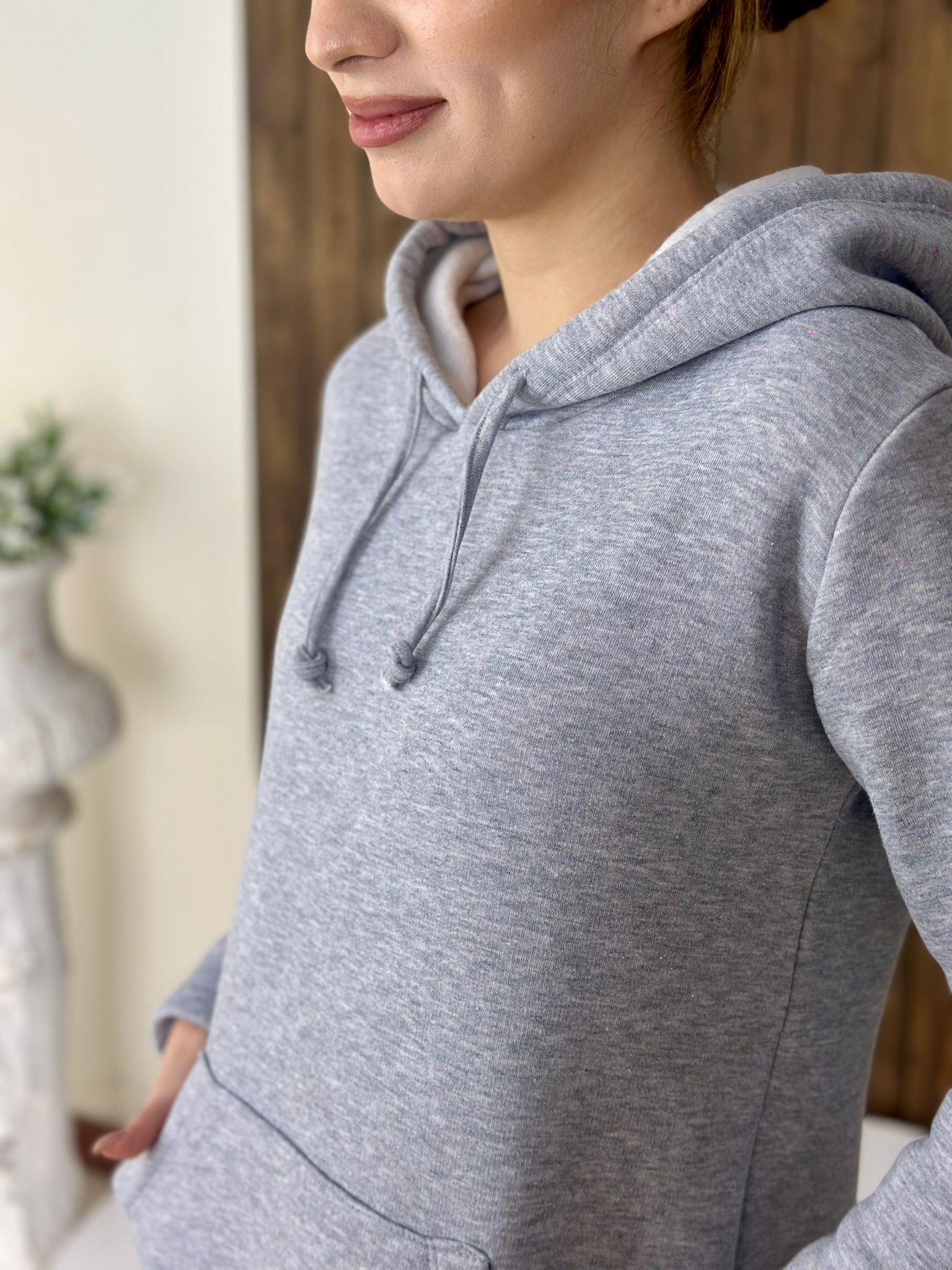 Üç İplik Oversize Kalıp Sweat Elbise