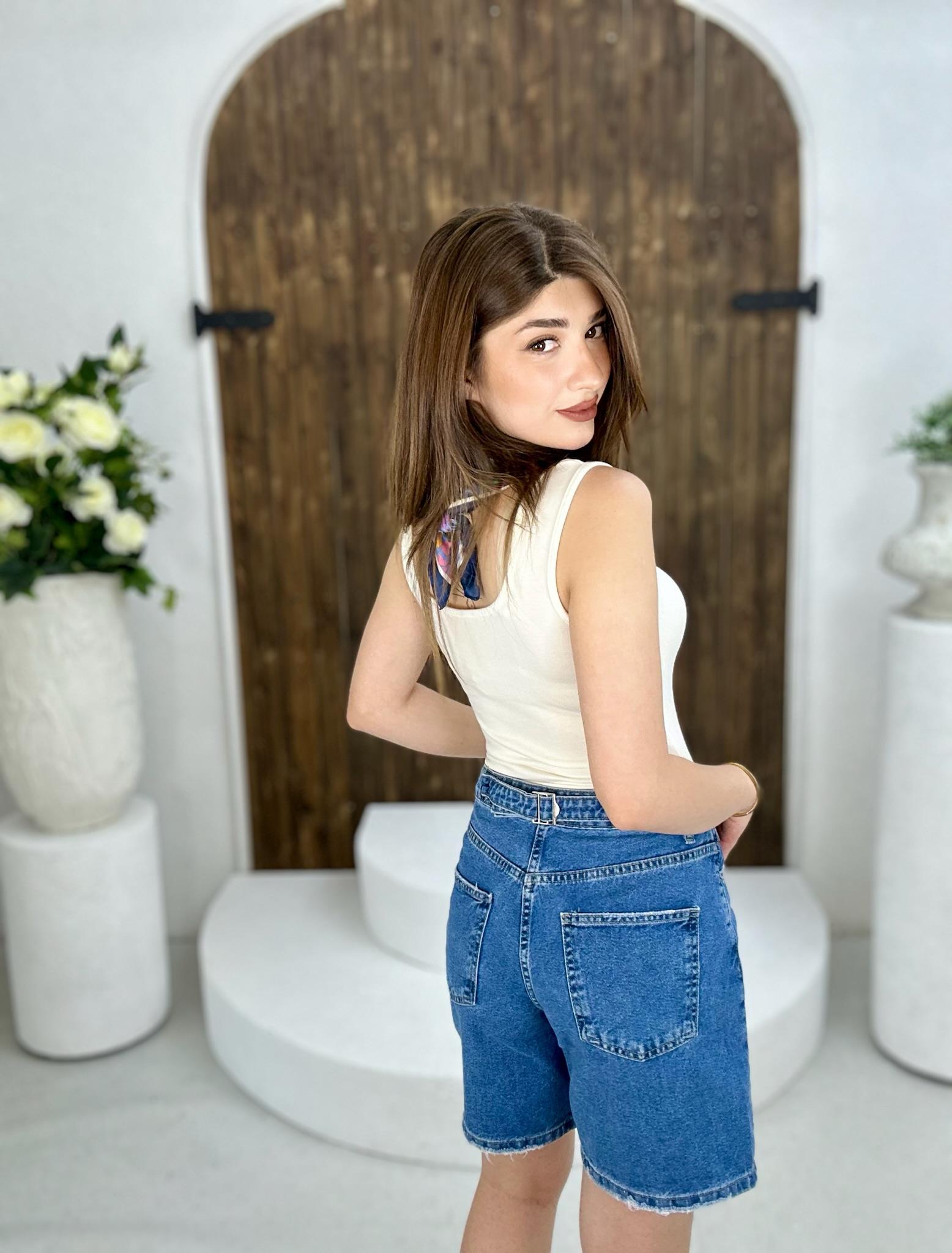 Şehir Boy Jean Şort